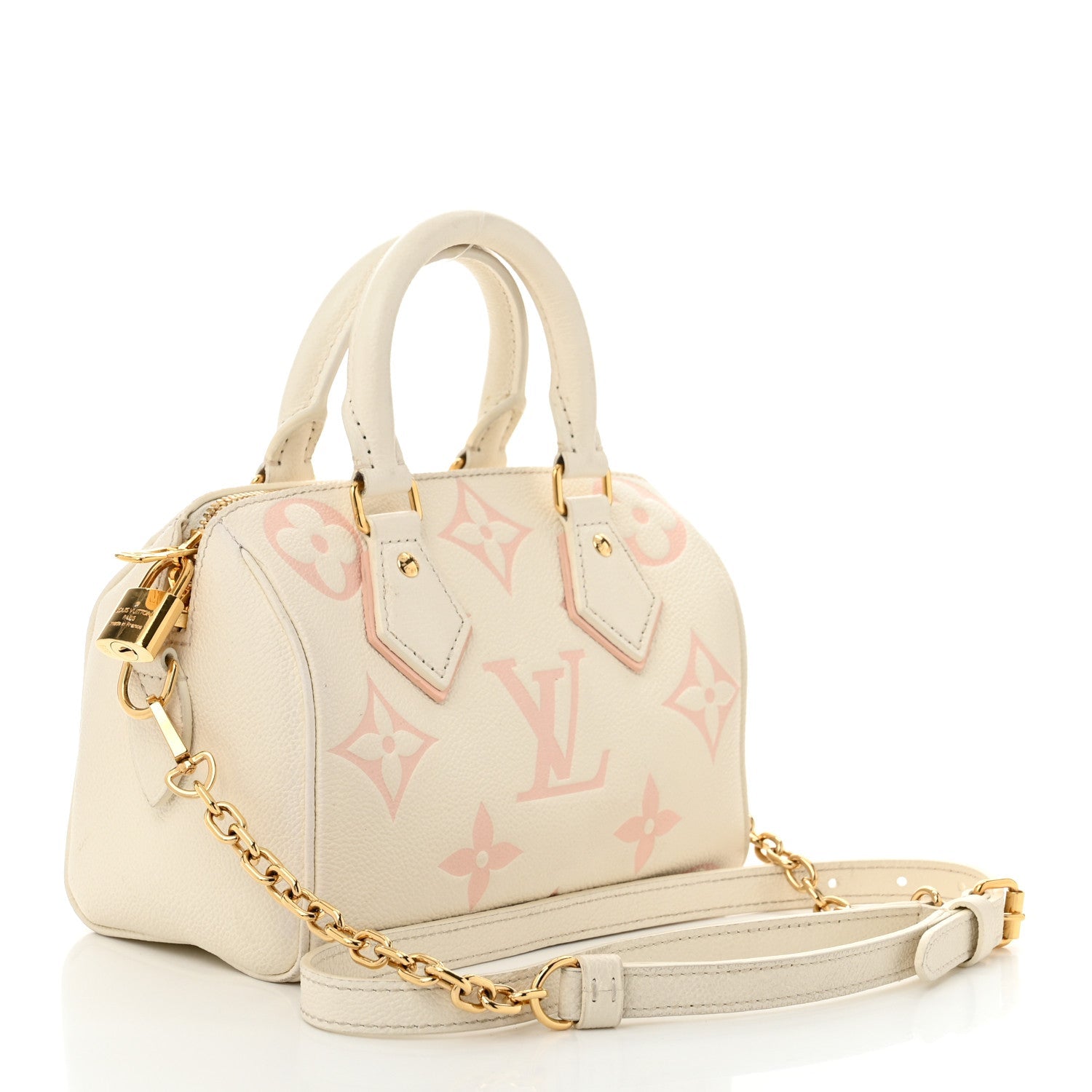 Empreinte Monogram Giant Speedy Bandouliere 20 Latte Chamallow