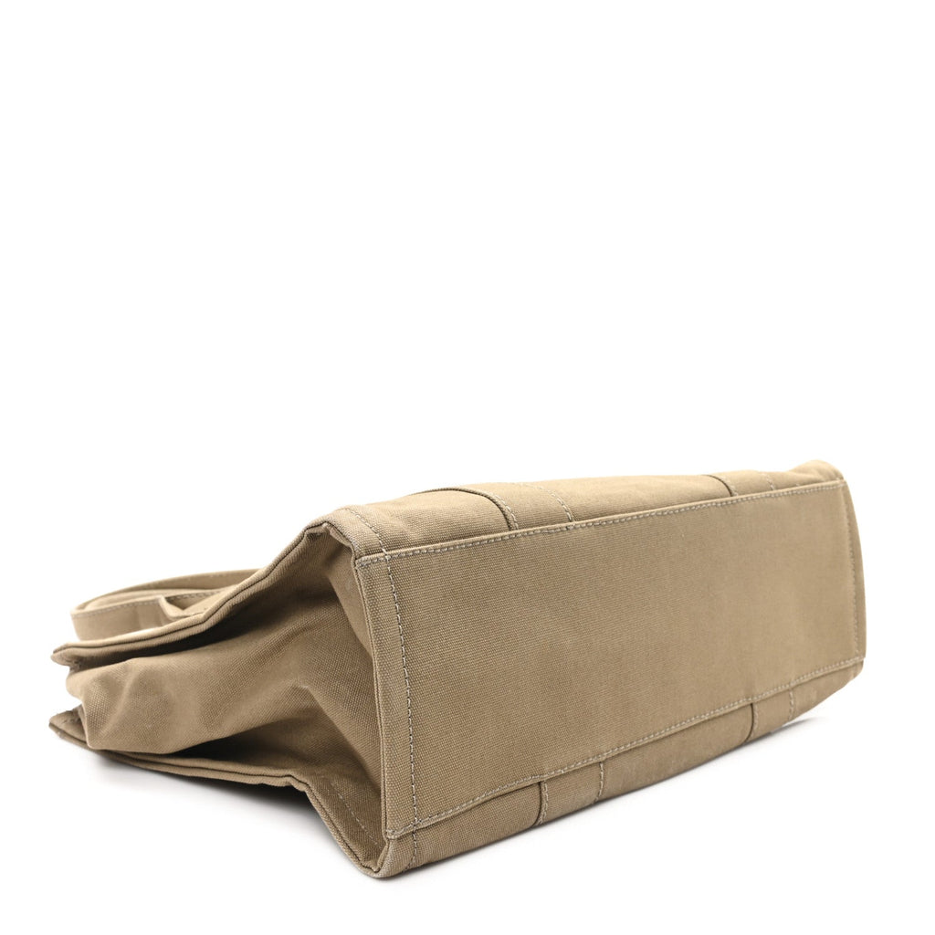 Cotton Canvas Large The Tote Bag Slate Green