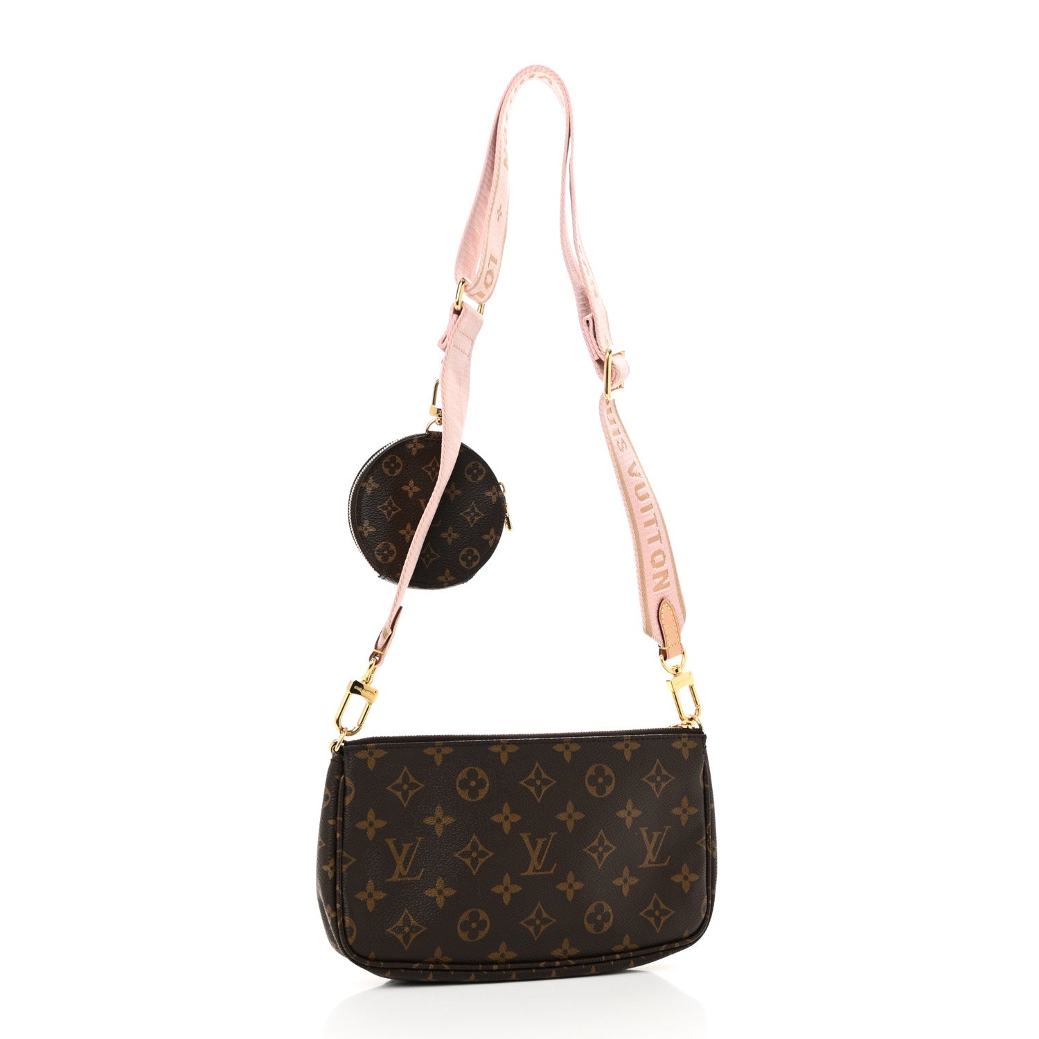 Monogram Multi Pochette Accessories Rose Clair