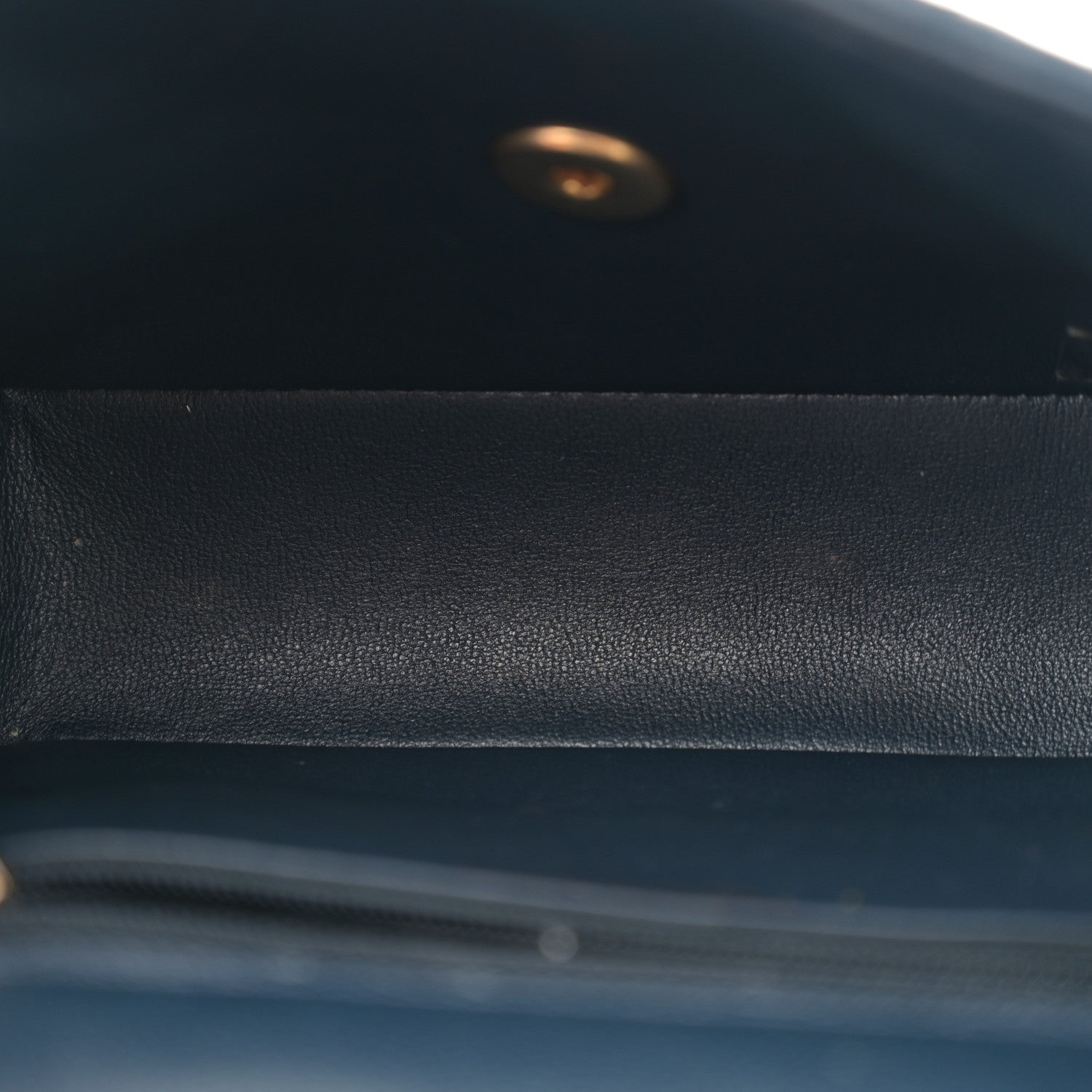 Caviar Quilted Mini Sweet Classic Flap Navy Blue