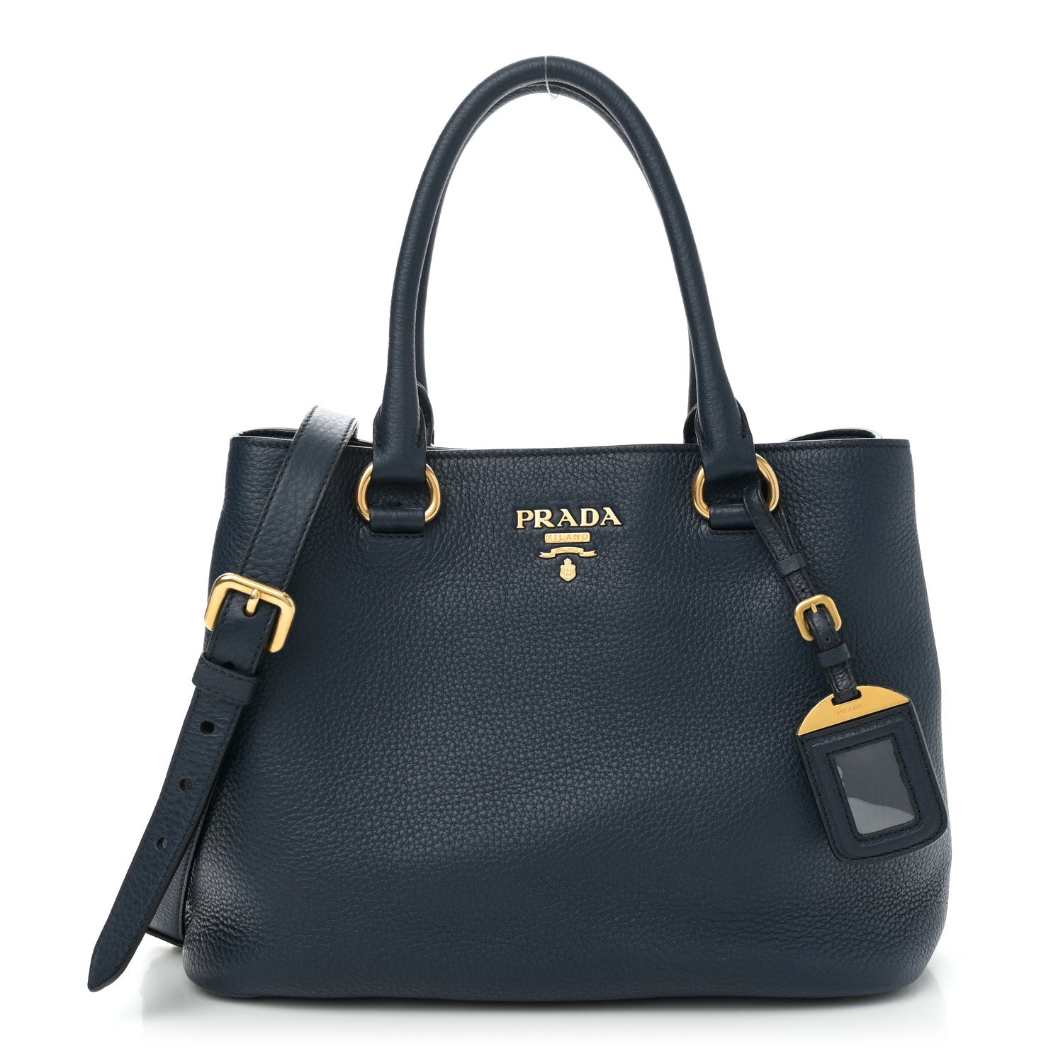 Vitello Phenix Top Handle Bag Baltico