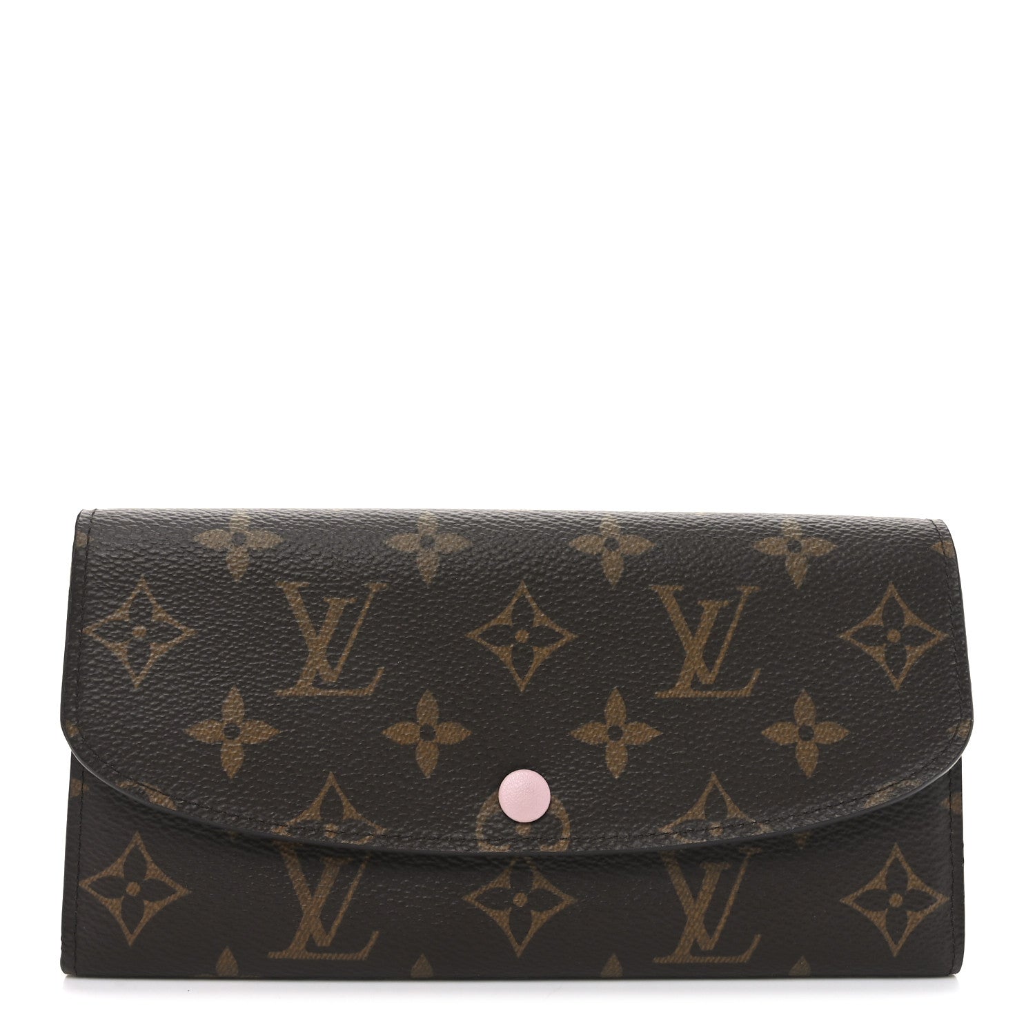 Monogram Emilie Wallet Rose Ballerine