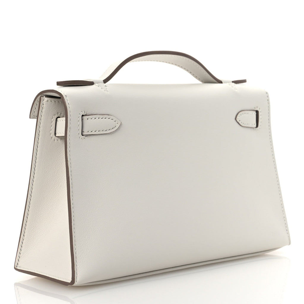 Swift Kelly Pochette Clutch Craie