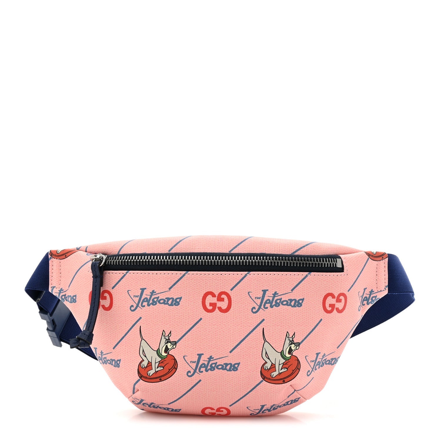 Coated Canvas Interlocking G Jetsons Childrens Belt Bag Pink