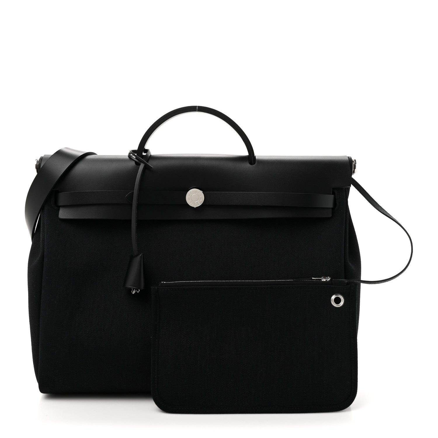 Military Toile Vache Hunter Herbag Messenger 39 Black