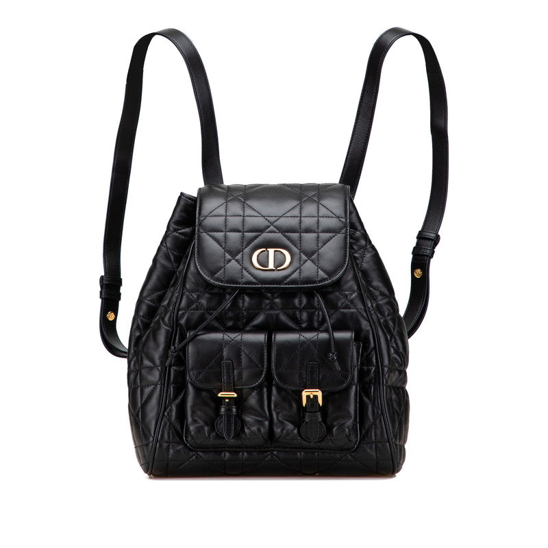 Dior Caro Macrocannage Leather Backpack