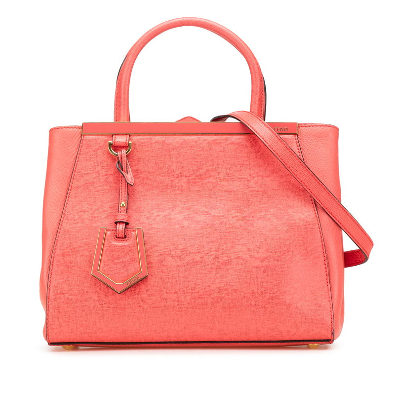 Fendi Petit 2Jours Leather 2way Bag
