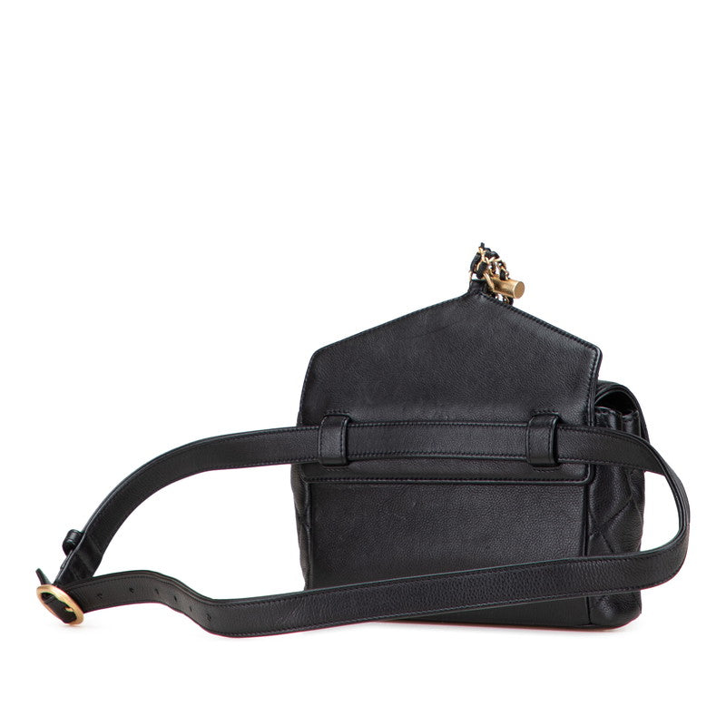 Chanel Coco Mark Matelasse Lambskin 2way waist bag