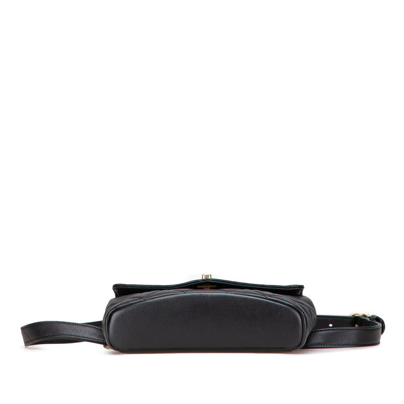 Chanel Coco Mark Matelasse Lambskin 2way waist bag