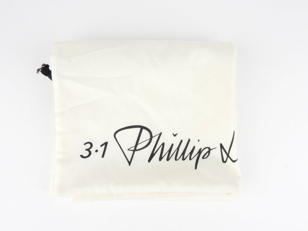 3.1 Philip Lim Blue Grained Leather Pashli Medium Satchel Bag
