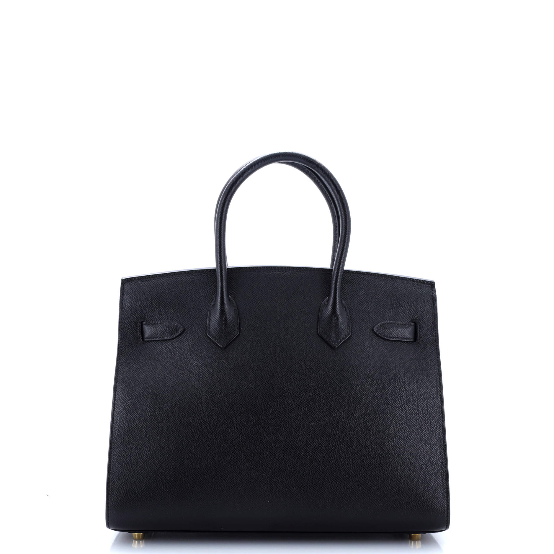 Birkin Sellier Bag Noir Epsom with Gold Hardware 30