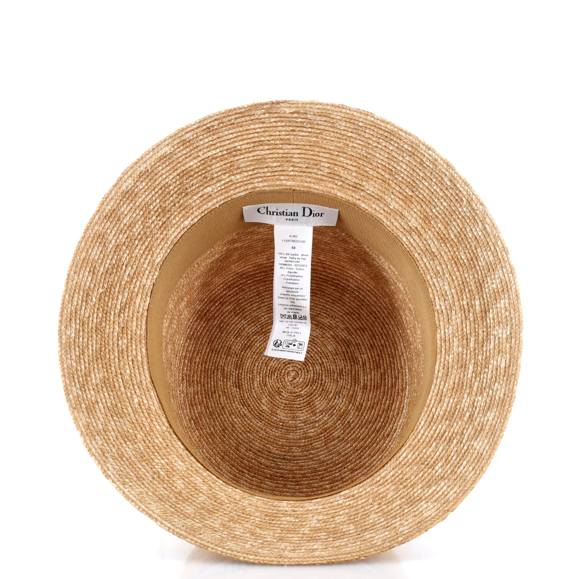 Dioresort Brim Hat Straw