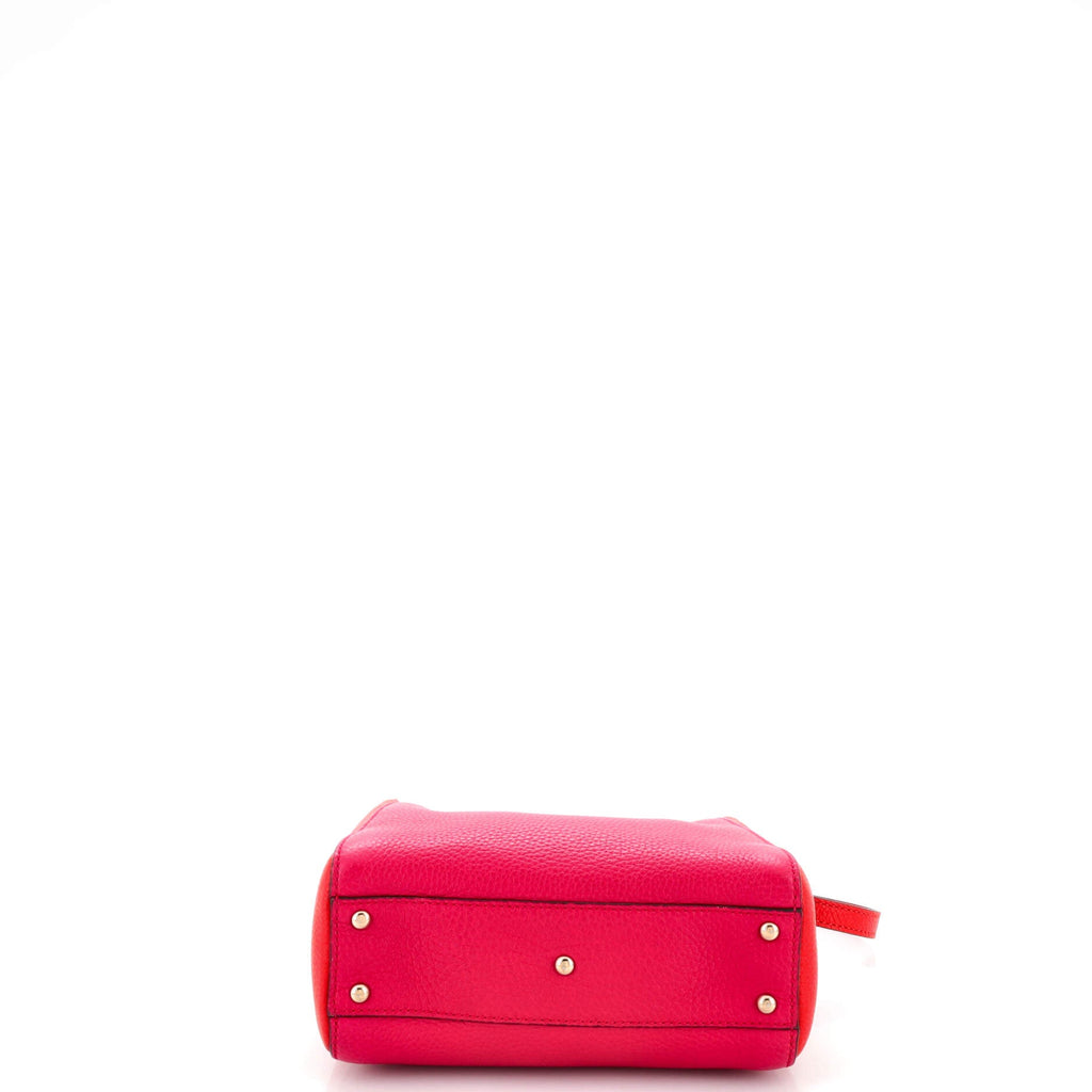 Bamboo Shopper Tote Leather Mini