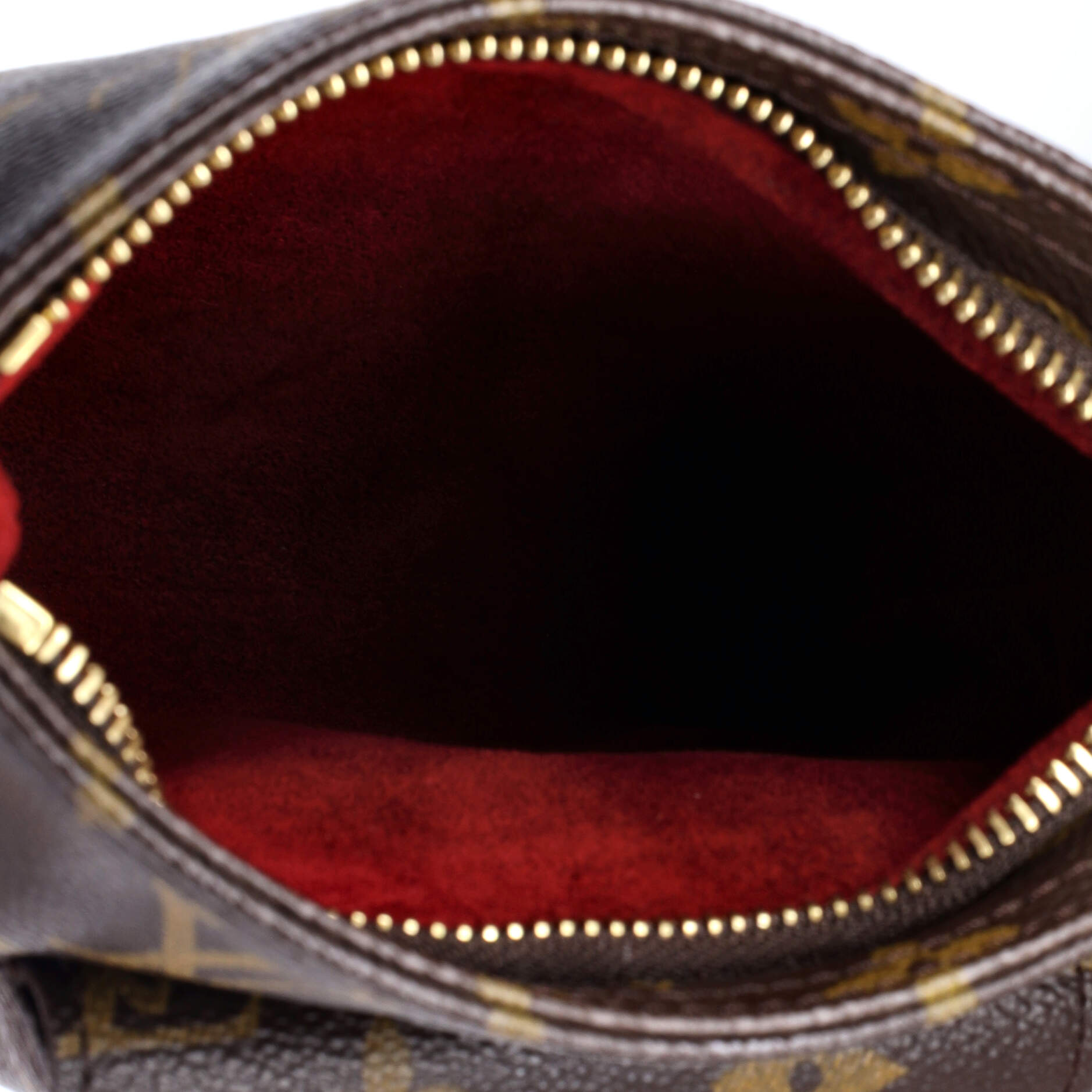Louis Vuitton Partition Wristlet Clutch Monogram Canvas