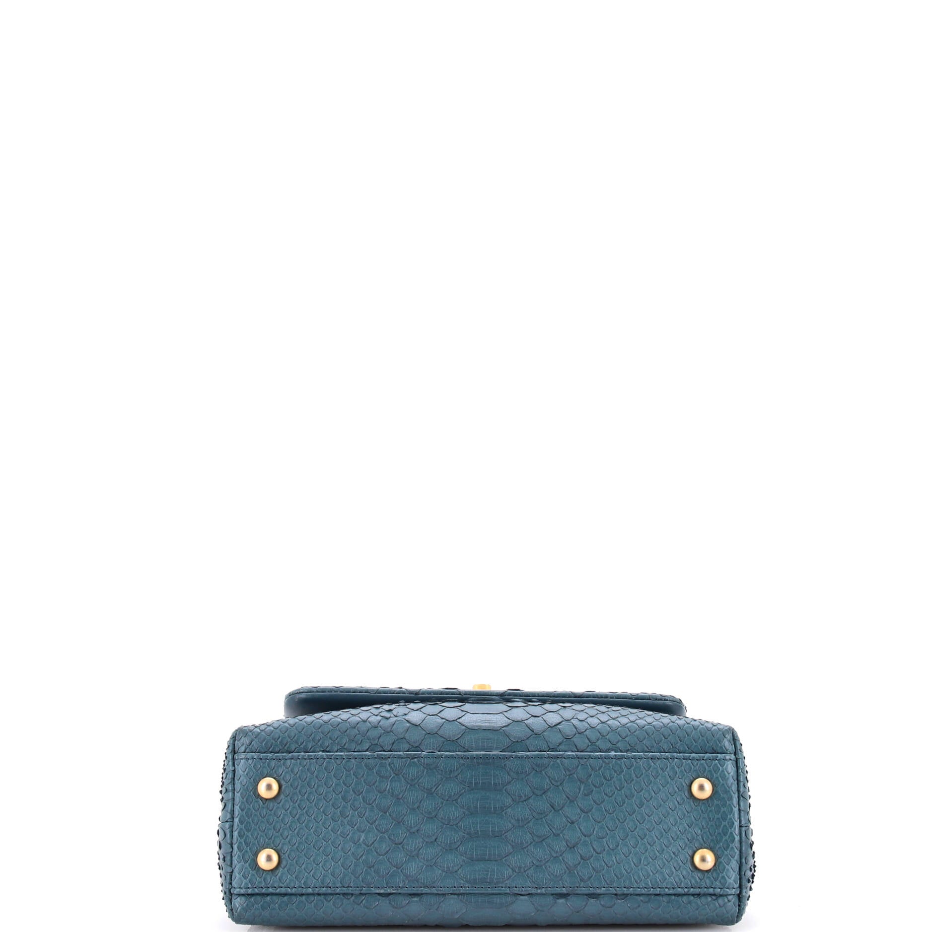 Coco Top Handle Bag Python Mini