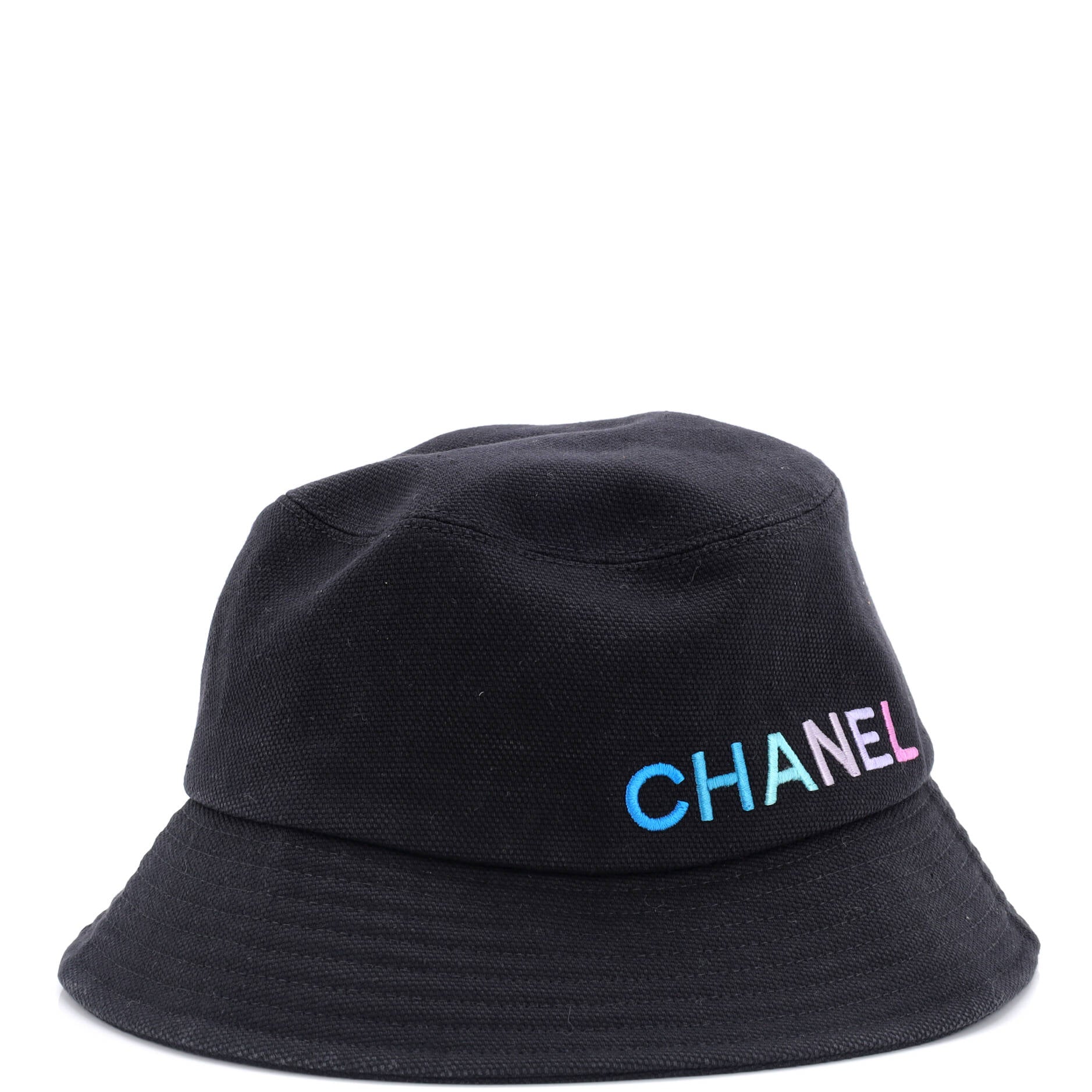 Logo Bucket Hat Embroidered Canvas