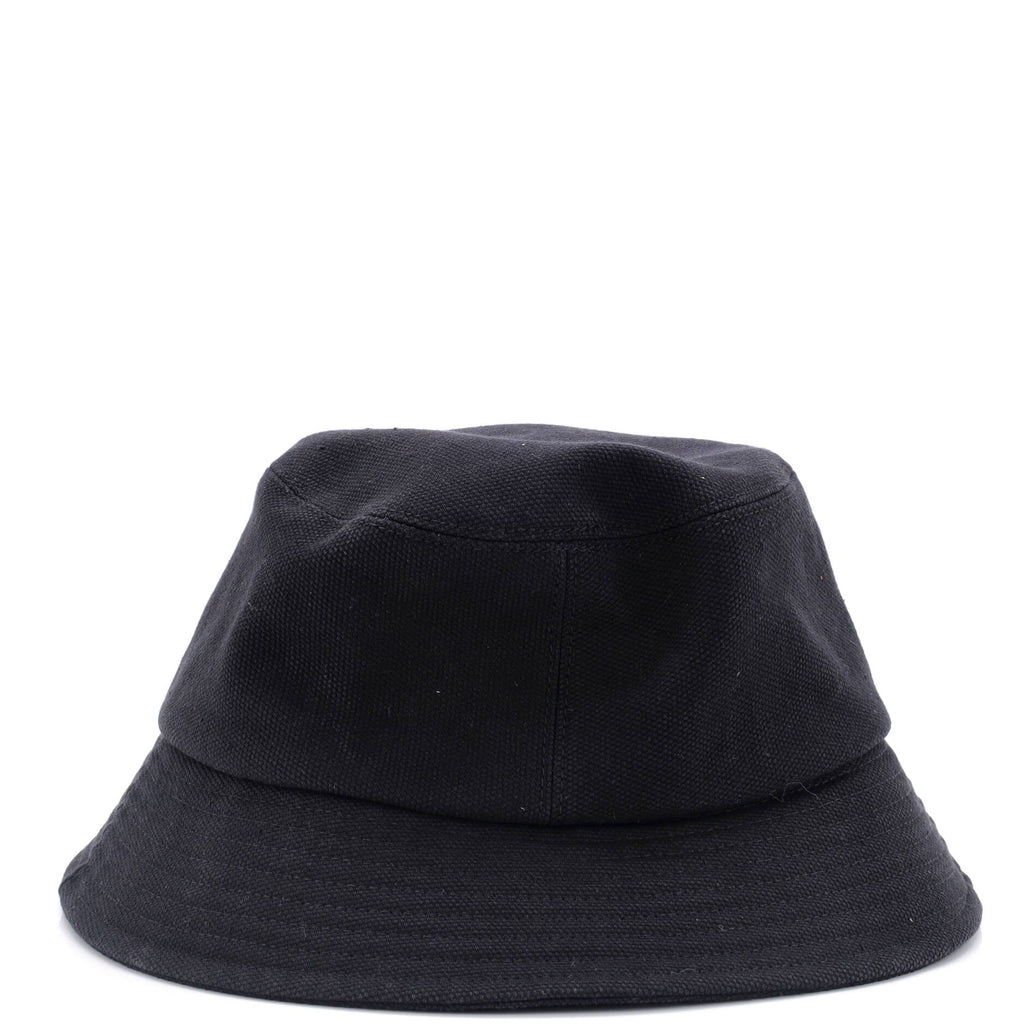 Logo Bucket Hat Embroidered Canvas