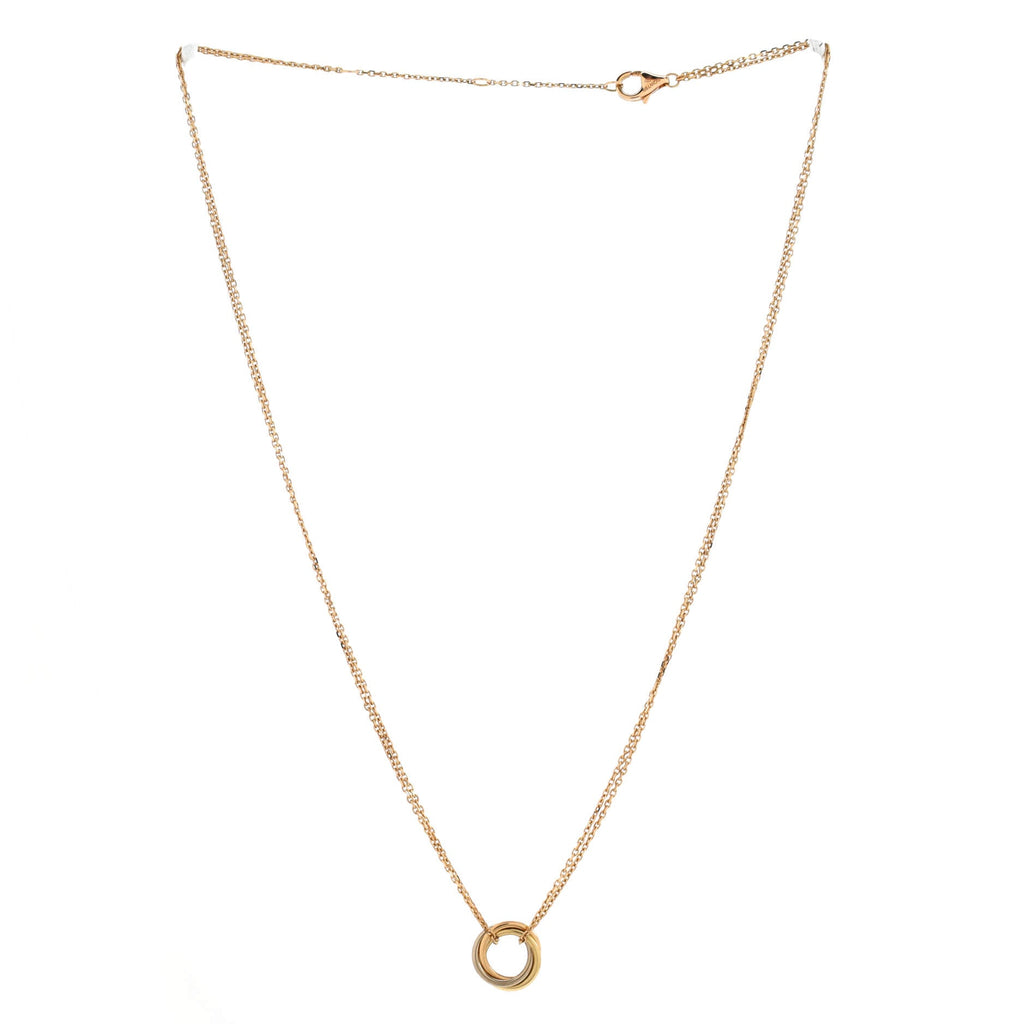 Trinity Choker Necklace 18K Tricolor Gold