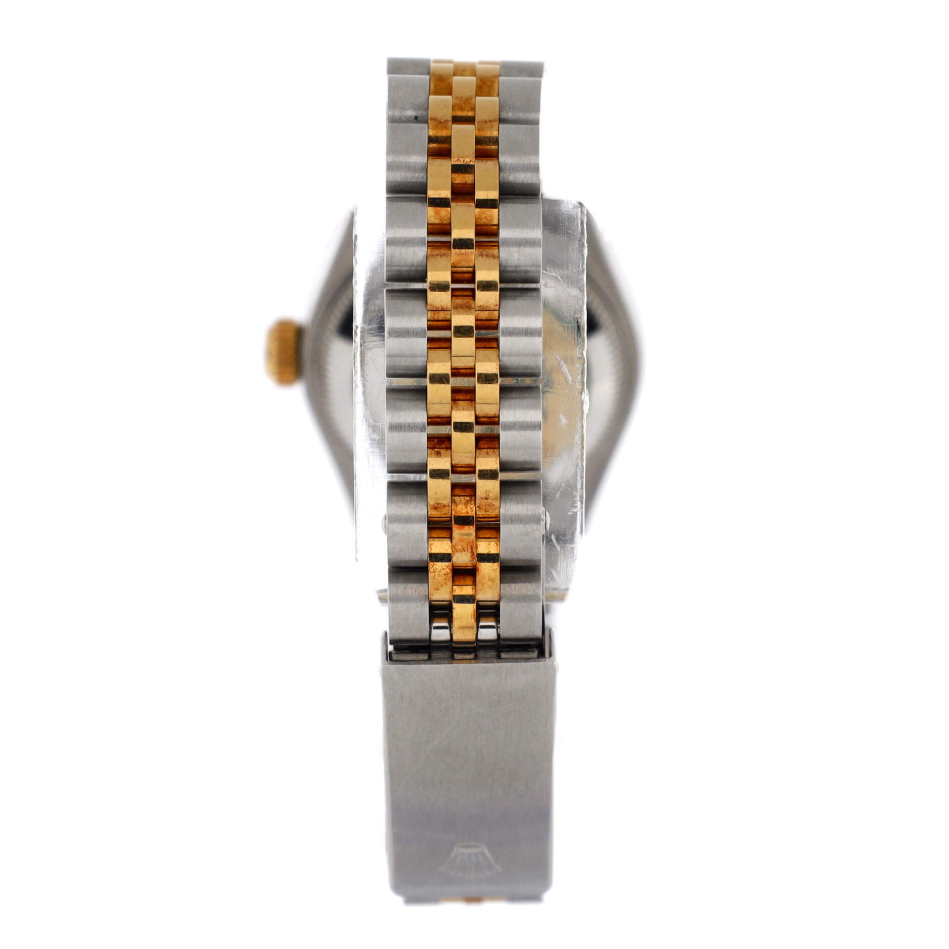 Oyster Perpetual Datejust Automatic Watch Stainless Steel and Yellow Gold with Diamond Markers 26