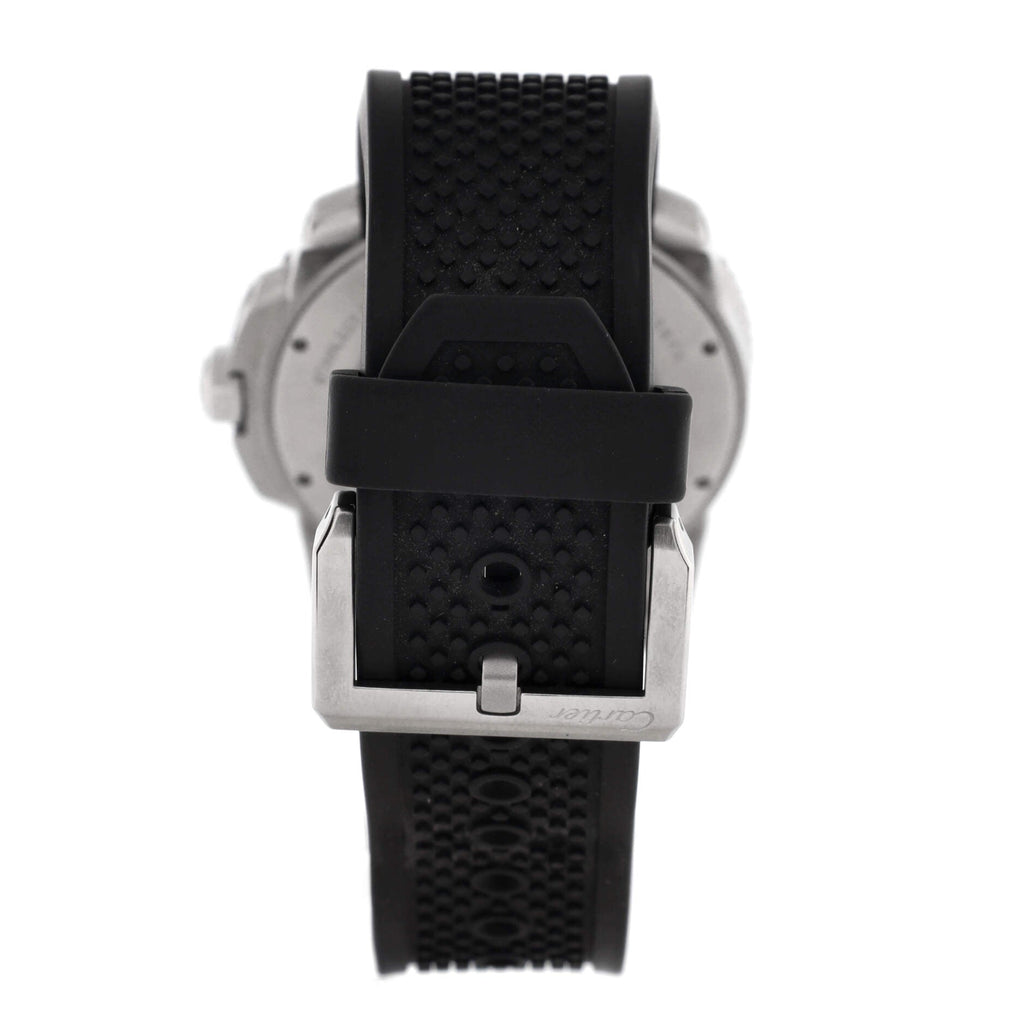 Calibre de Cartier Automatic Watch Stainless Steel and Rubber with Ceramic 42
