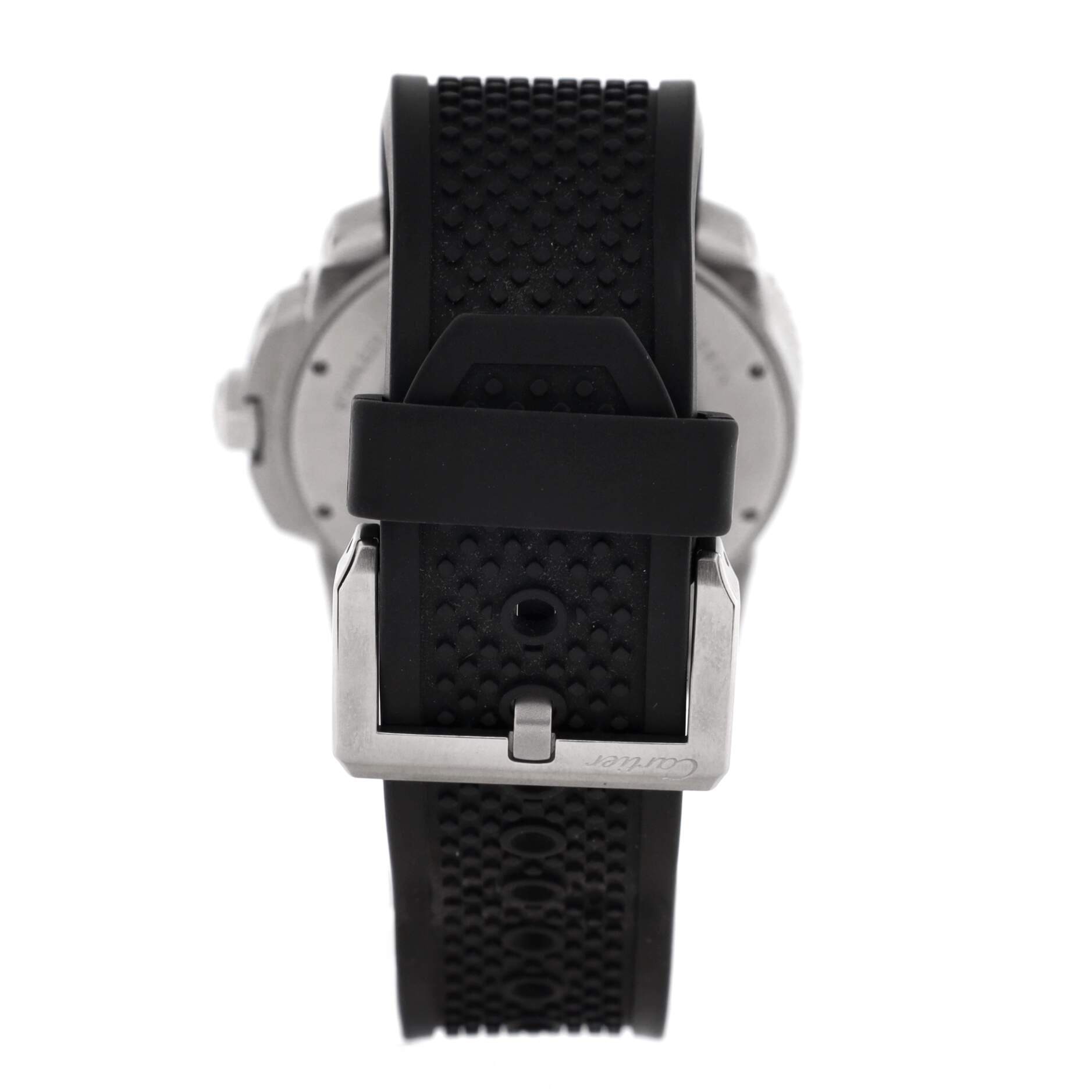 Calibre de Cartier Automatic Watch Stainless Steel and Rubber with Ceramic 42