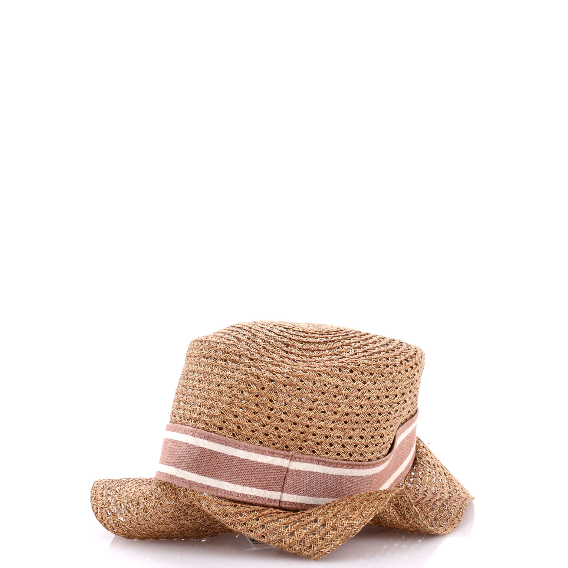 D-Bobby Brim Hat Straw Small