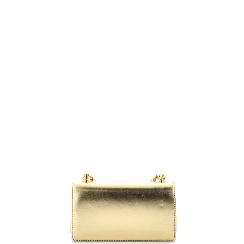 DG Girls Flap Bag Embellished Leather Mini