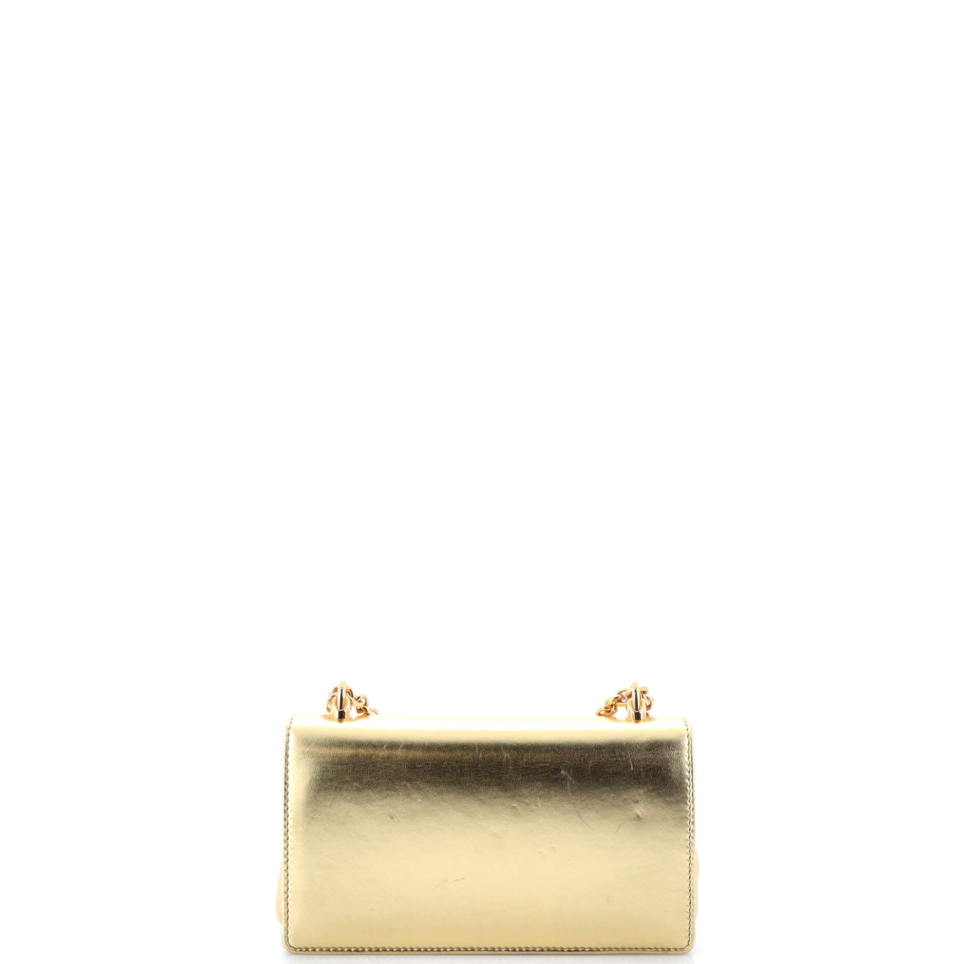 DG Girls Flap Bag Embellished Leather Mini