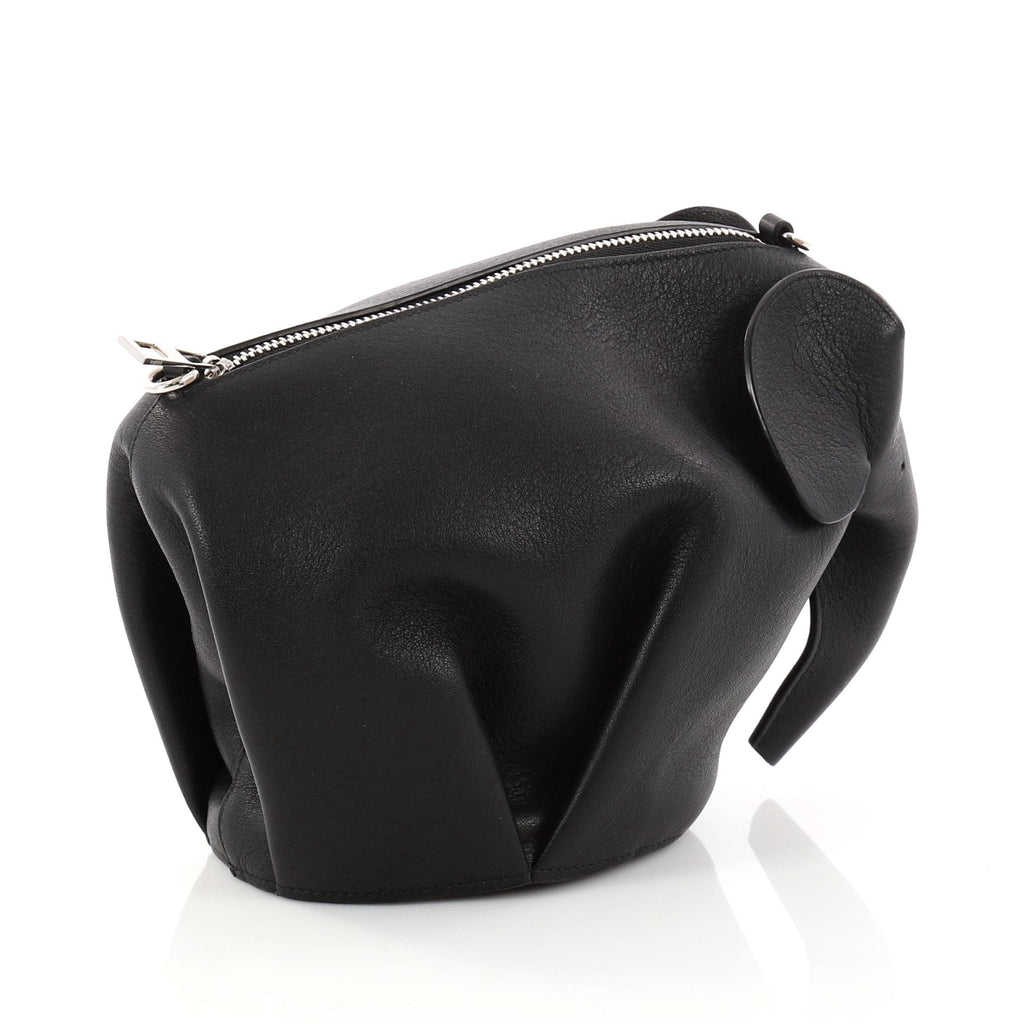 Elephant Crossbody Bag Leather Mini