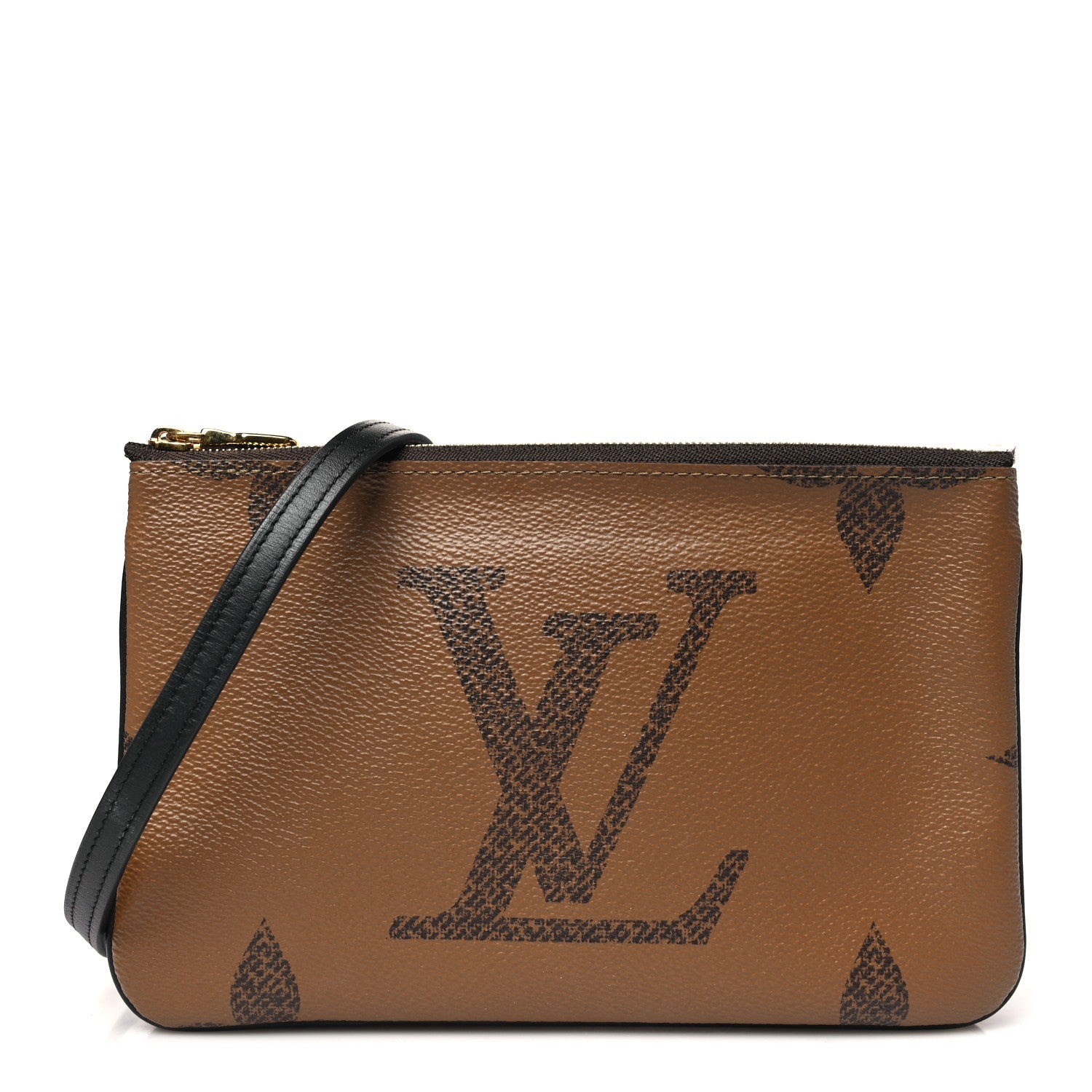 Reverse Monogram Giant Double Zip Pochette