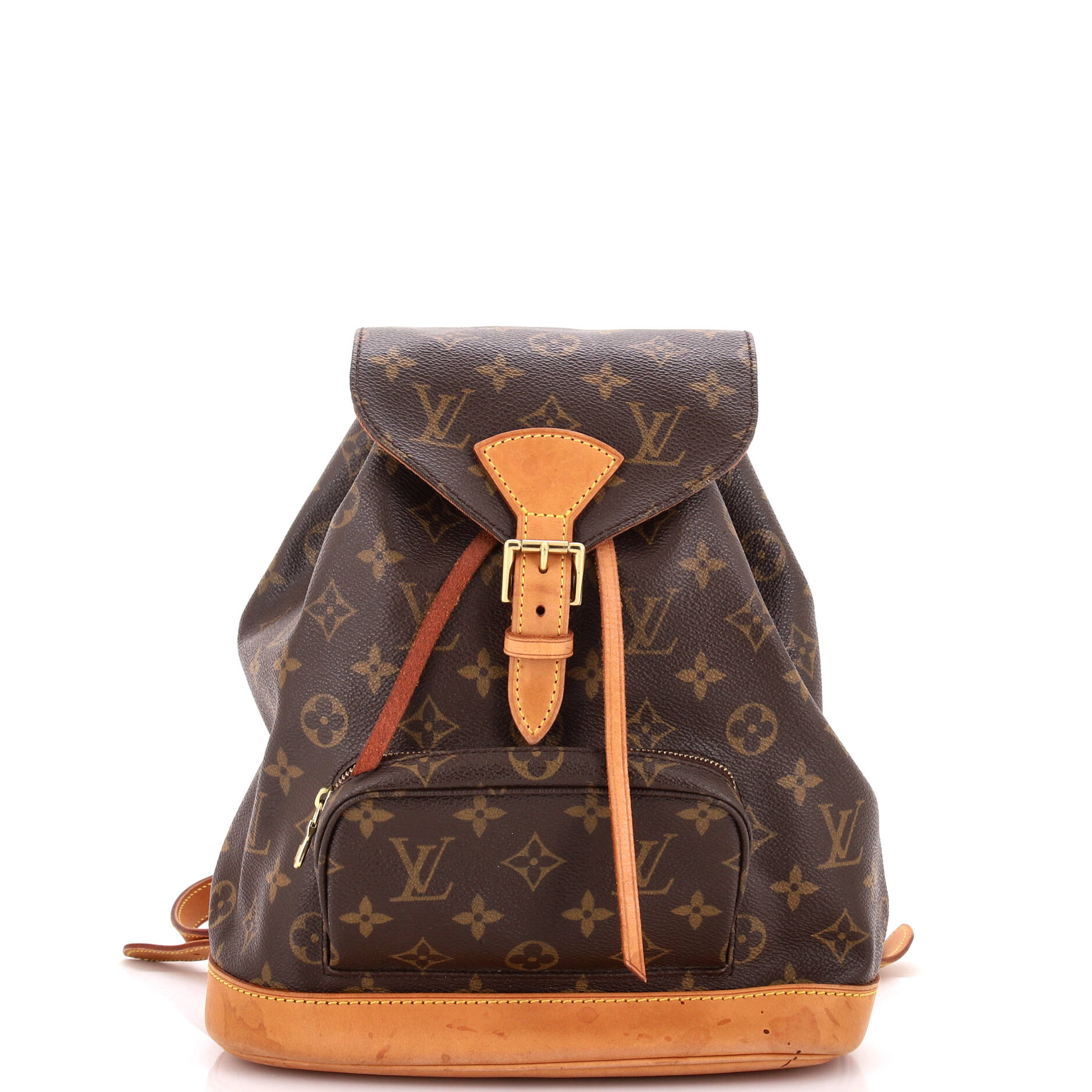 Louis Vuitton Vintage Montsouris Backpack Monogram Canvas PM