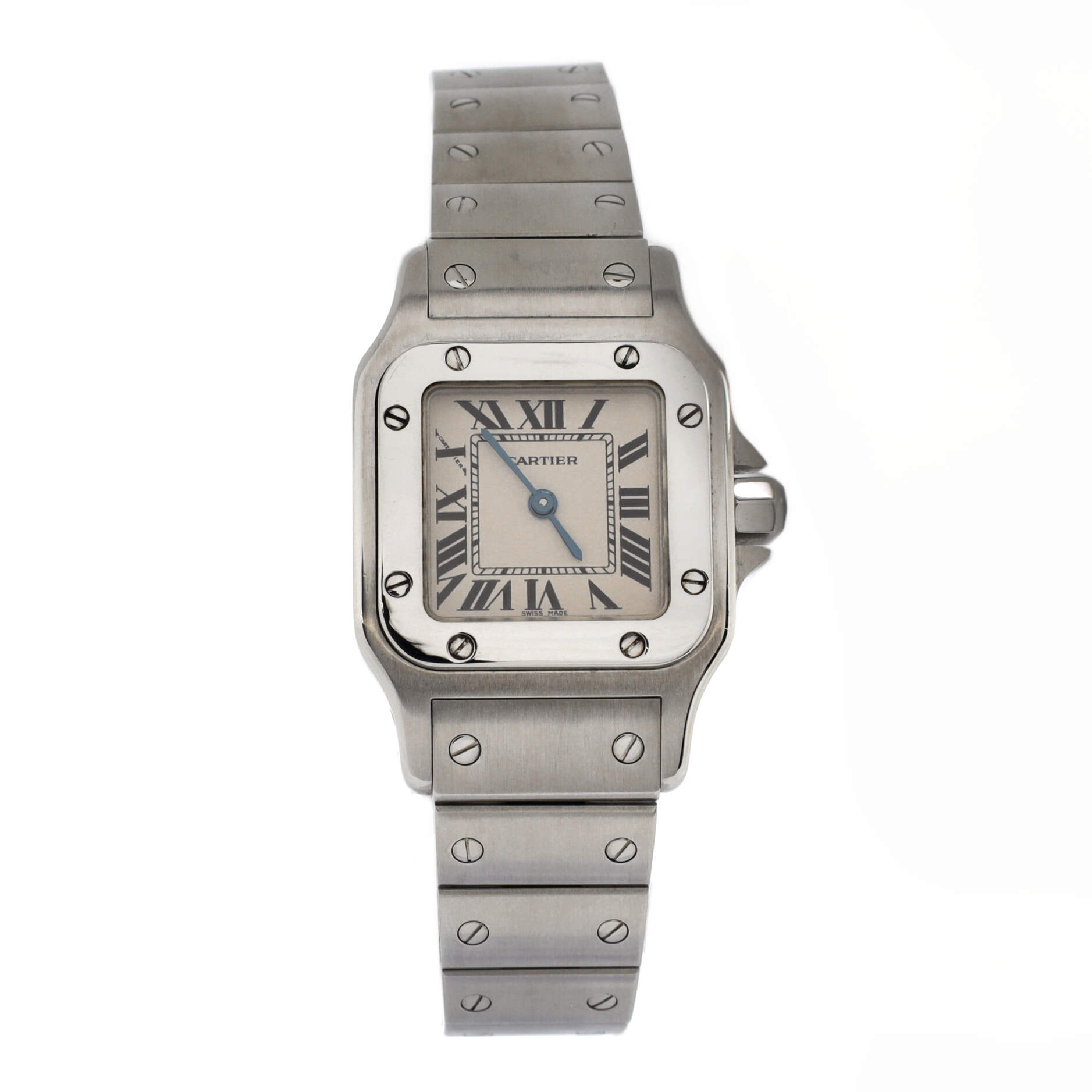 Santos de Cartier Galbee Quartz Watch Stainless Steel 24