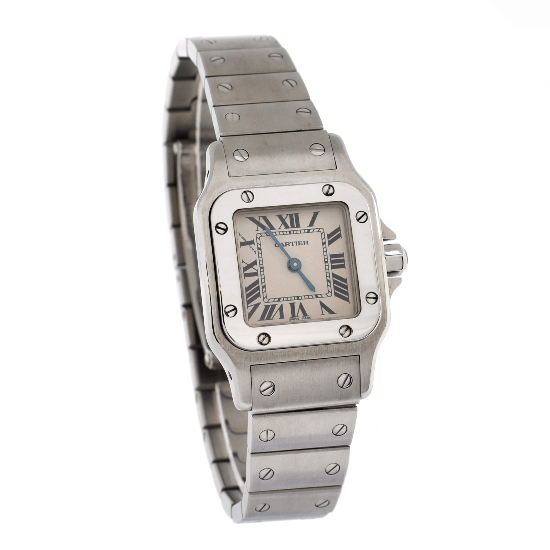 Santos de Cartier Galbee Quartz Watch Stainless Steel 24