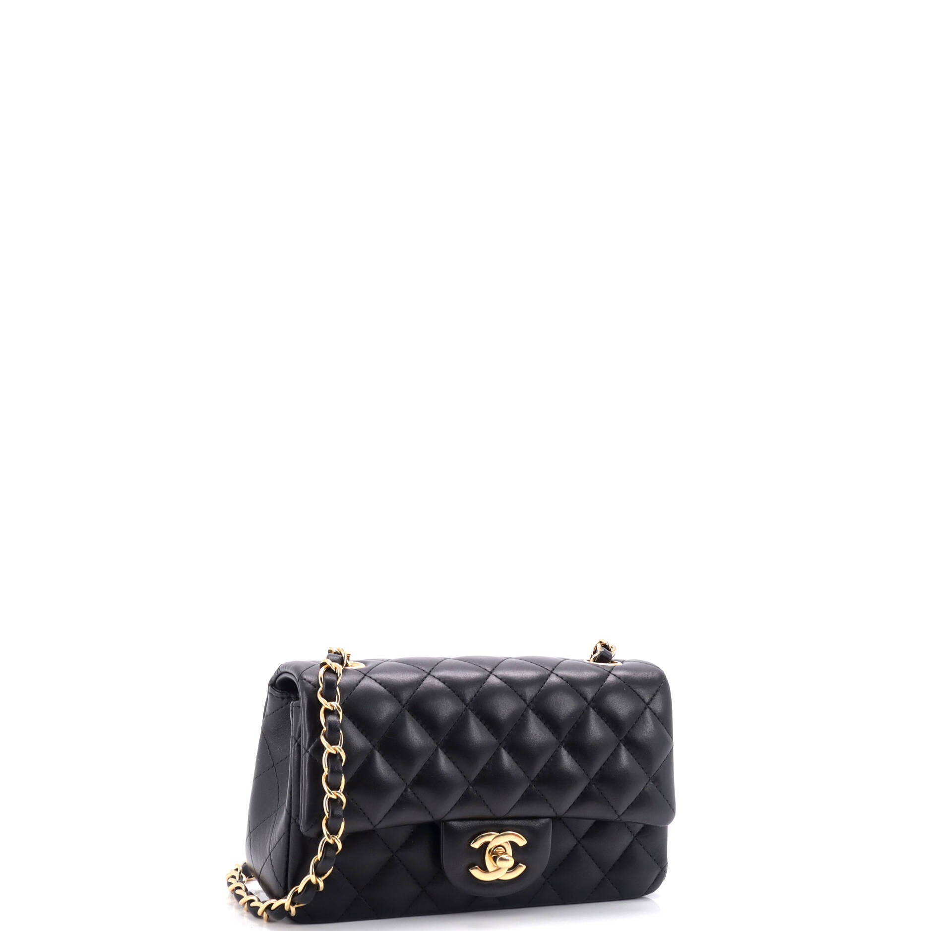 Classic Single Flap Bag Quilted Lambskin Mini