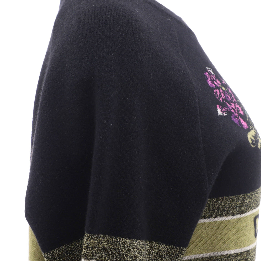 Women's Logo Crewneck Sweater Cashmere and Wool Blend