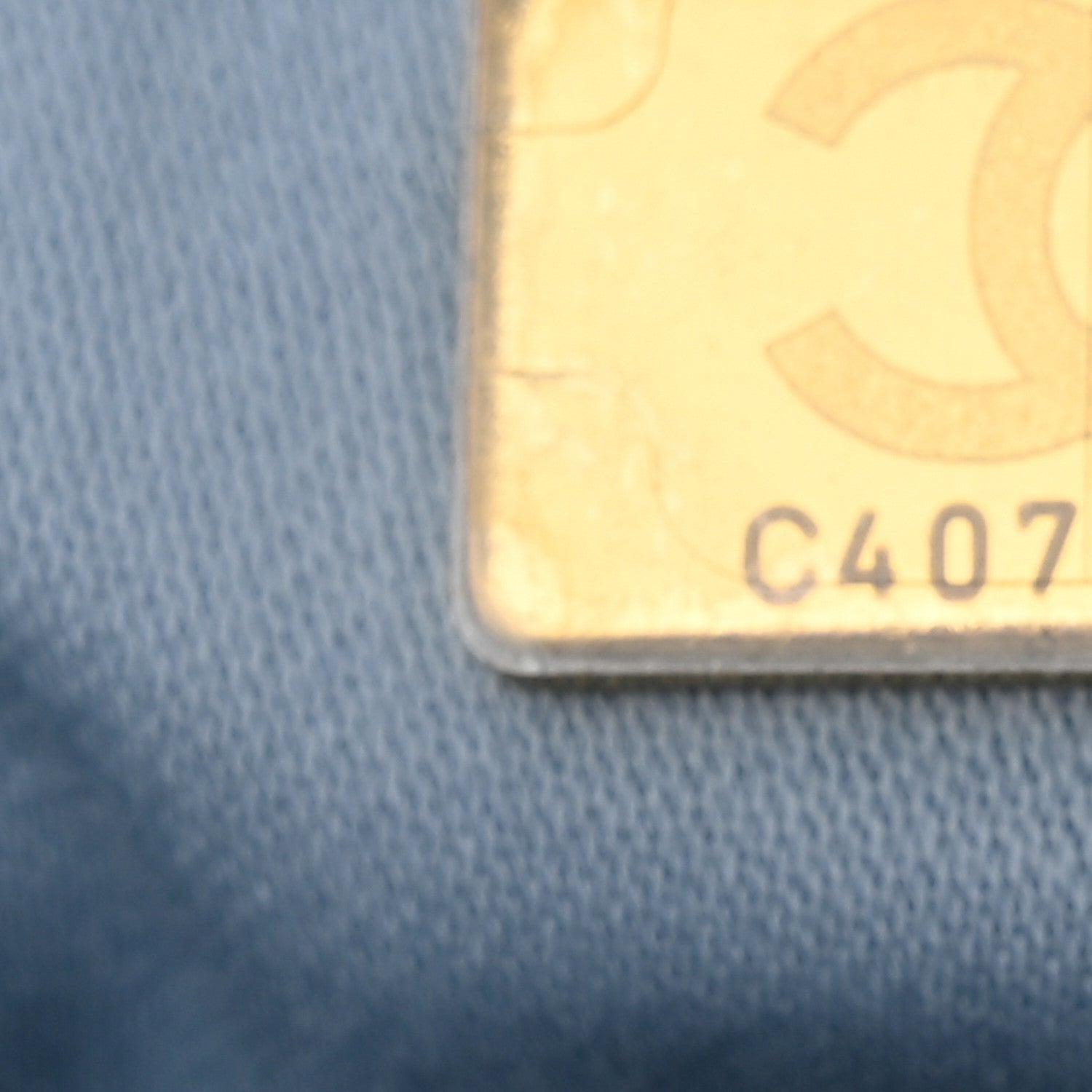 Washed Denim Quilted Medium Chanel 25 Handbag Blue