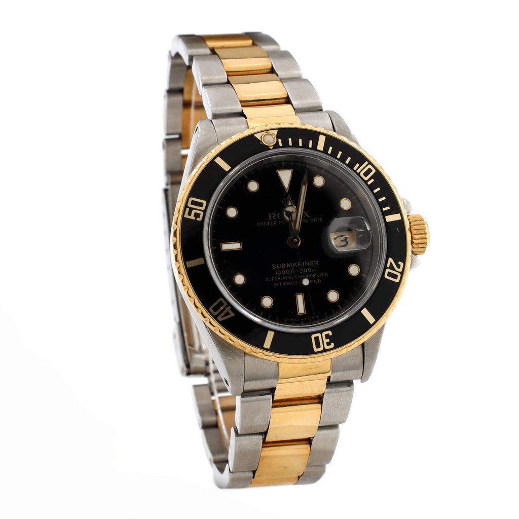 Oyster Perpetual Submariner Date Automatic Watch Stainless Steel with Yellow Gold 40