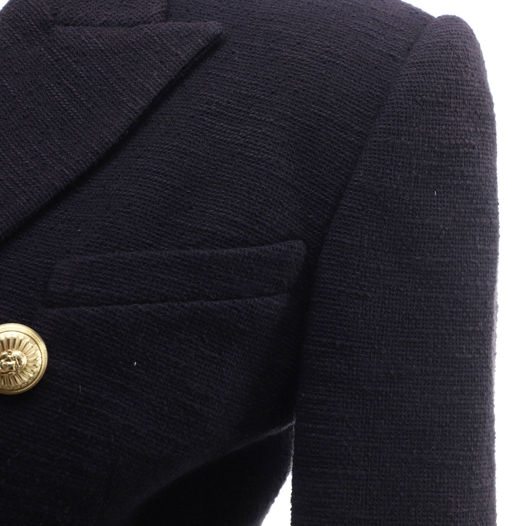 Women's Double Breasted Blazer Tweed