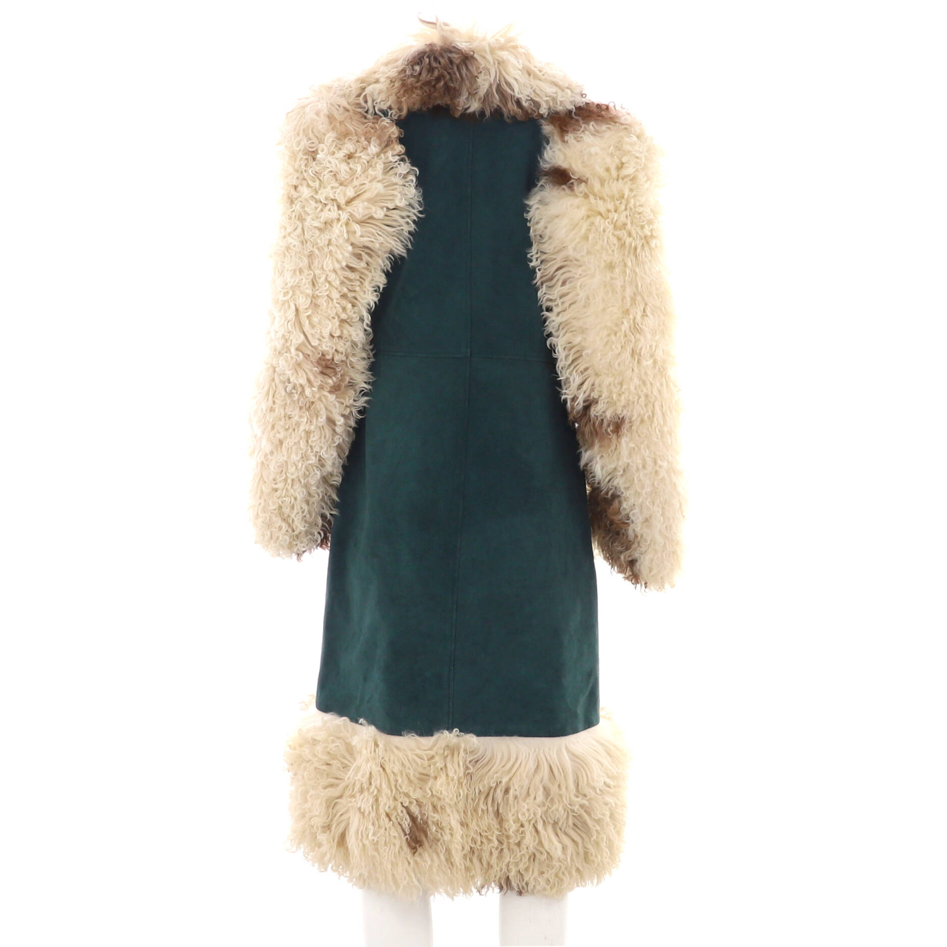 Women's Epilogue Long Coat Suede with Shearling