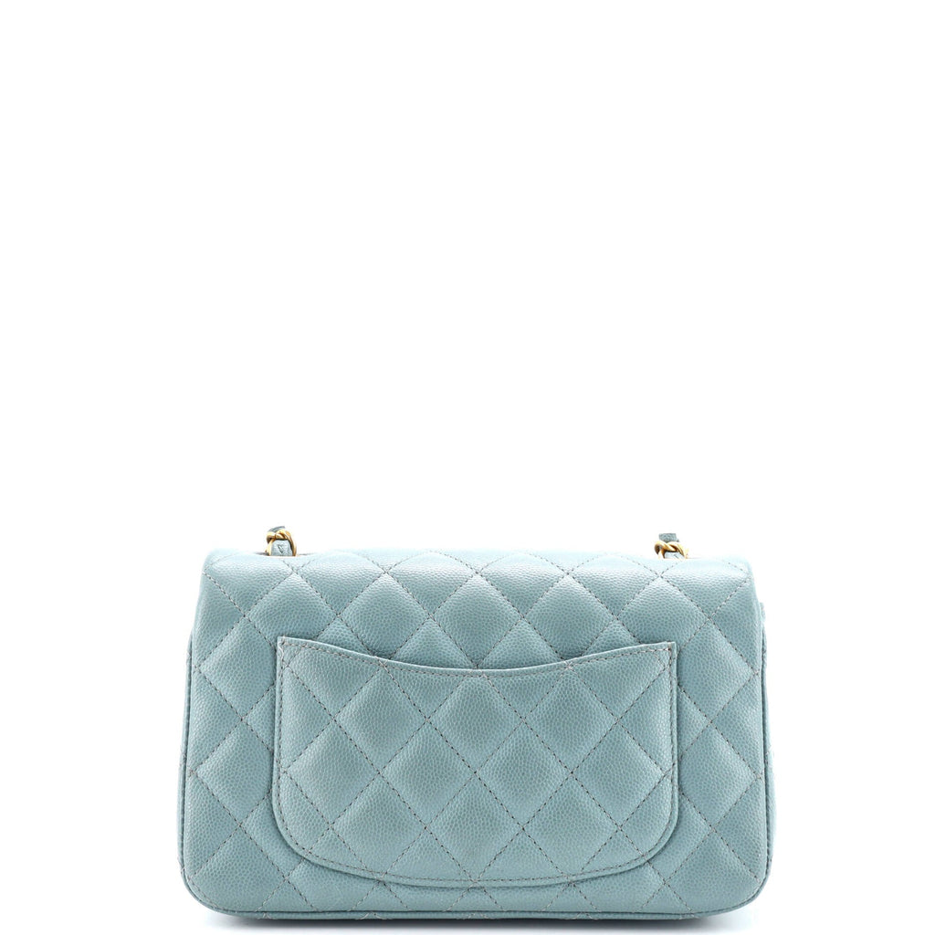 Classic Single Flap Bag Quilted Caviar Mini