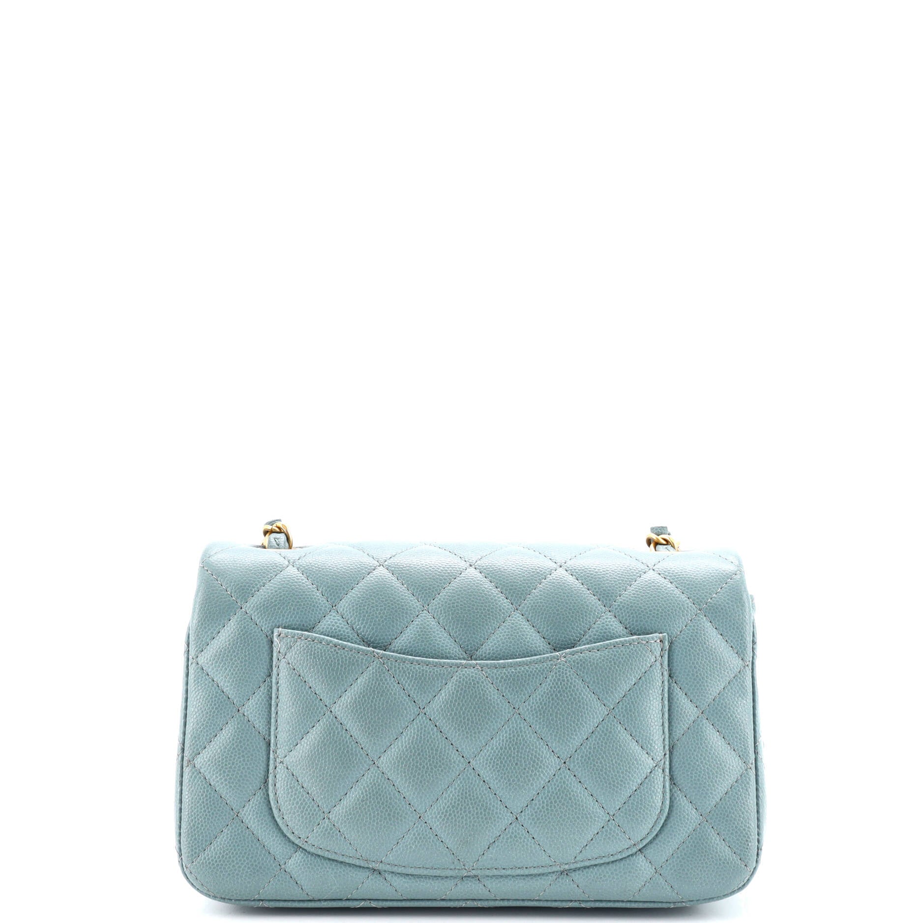 Classic Single Flap Bag Quilted Caviar Mini