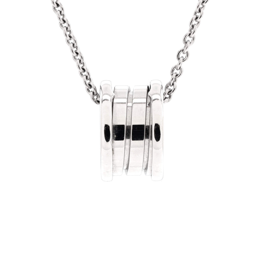 B.Zero1 Pendant Necklace 18K White Gold