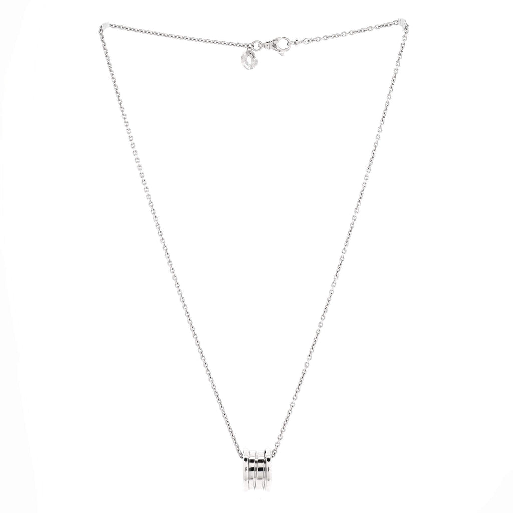 B.Zero1 Pendant Necklace 18K White Gold