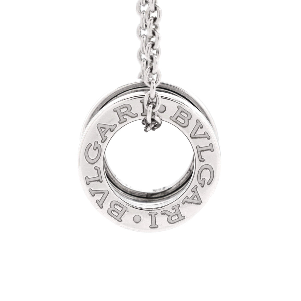 B.Zero1 Pendant Necklace 18K White Gold