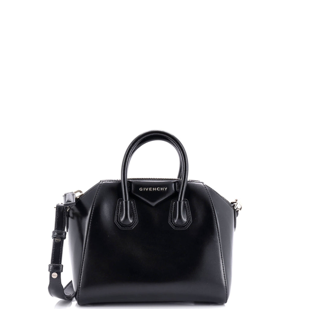 Antigona Bag Glazed Leather Mini