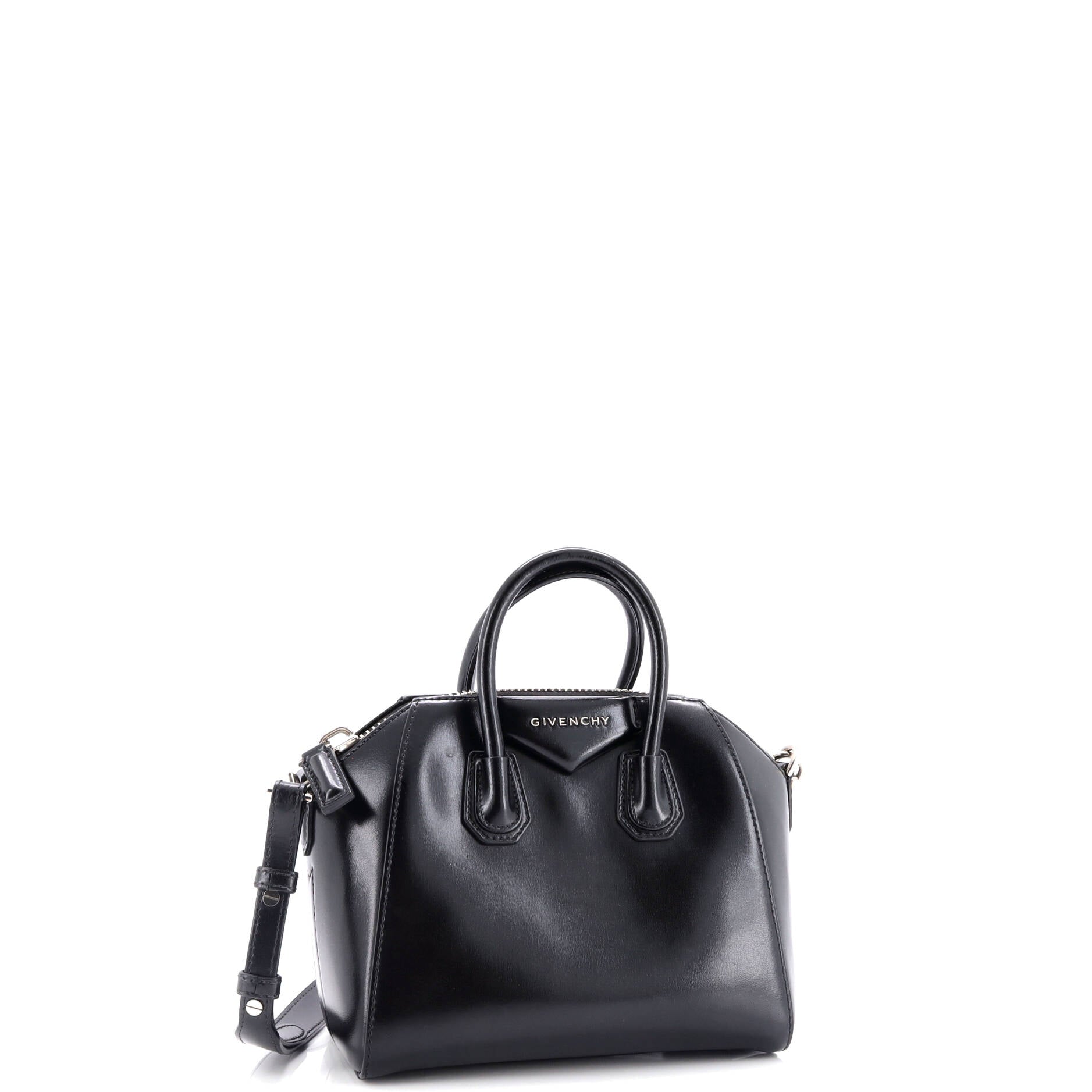 Antigona Bag Glazed Leather Mini