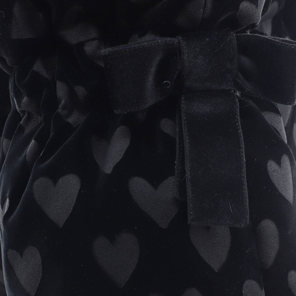 Women's Heart Motif Puffer Coat Polyester