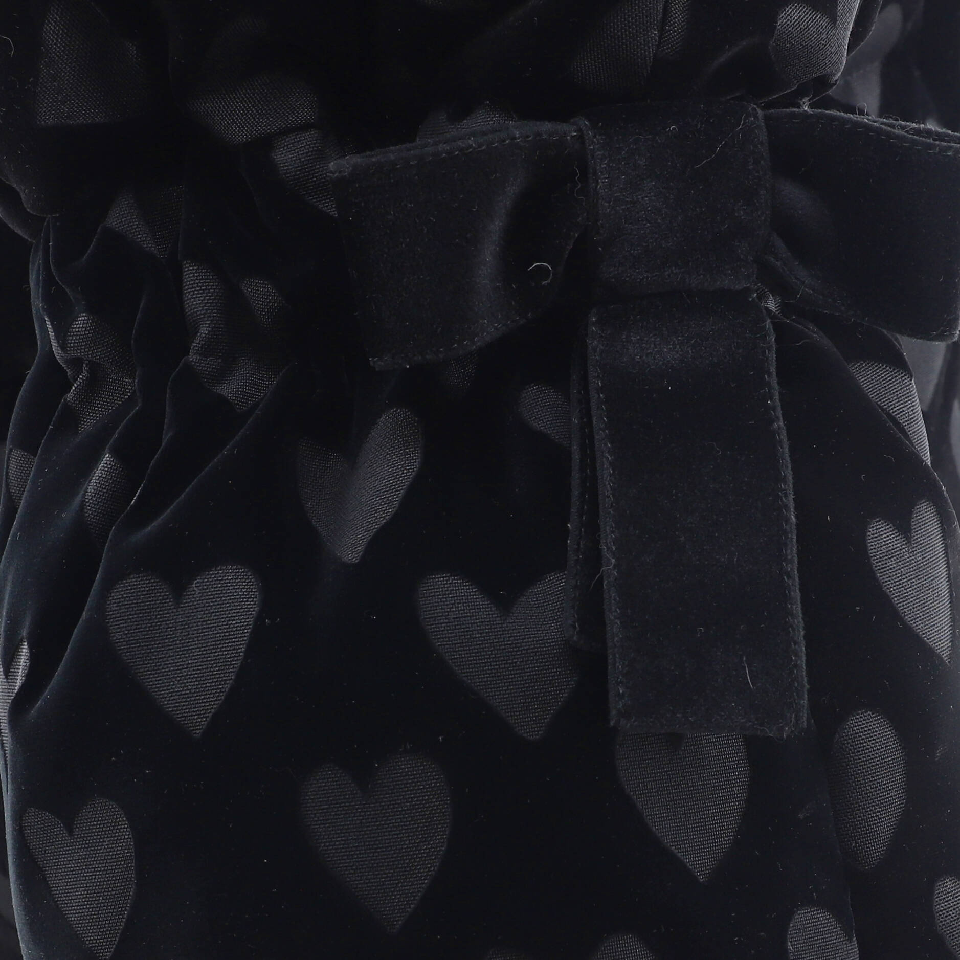 Women's Heart Motif Puffer Coat Polyester