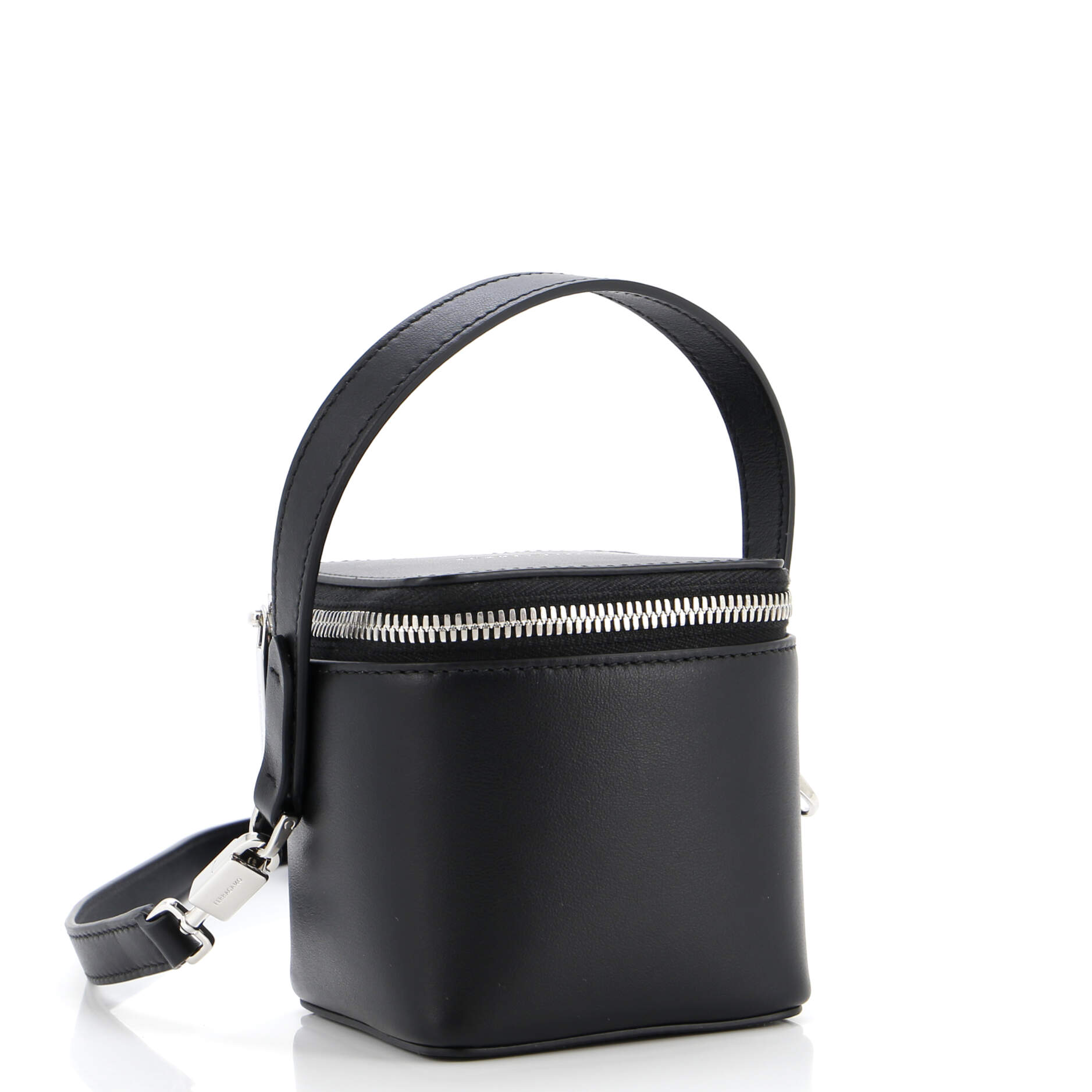 Gancicni Top Handle Vanity Case Leather Micro
