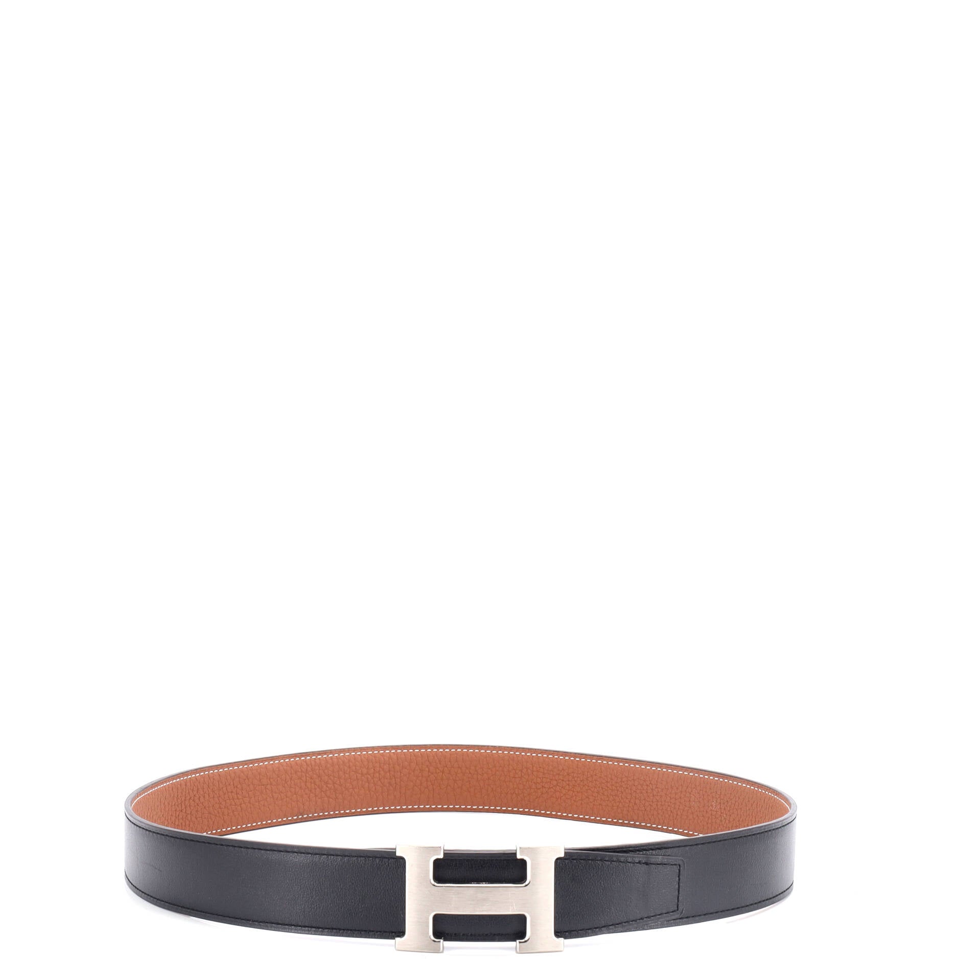 Constance Reversible Belt Leather with Guilloche Hardware Medium 75